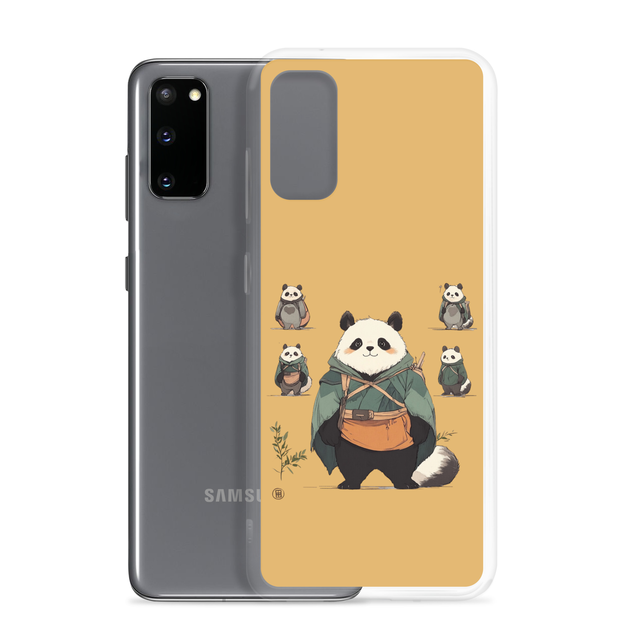 Cute Panda - Clear Galaxy Case - Image 7