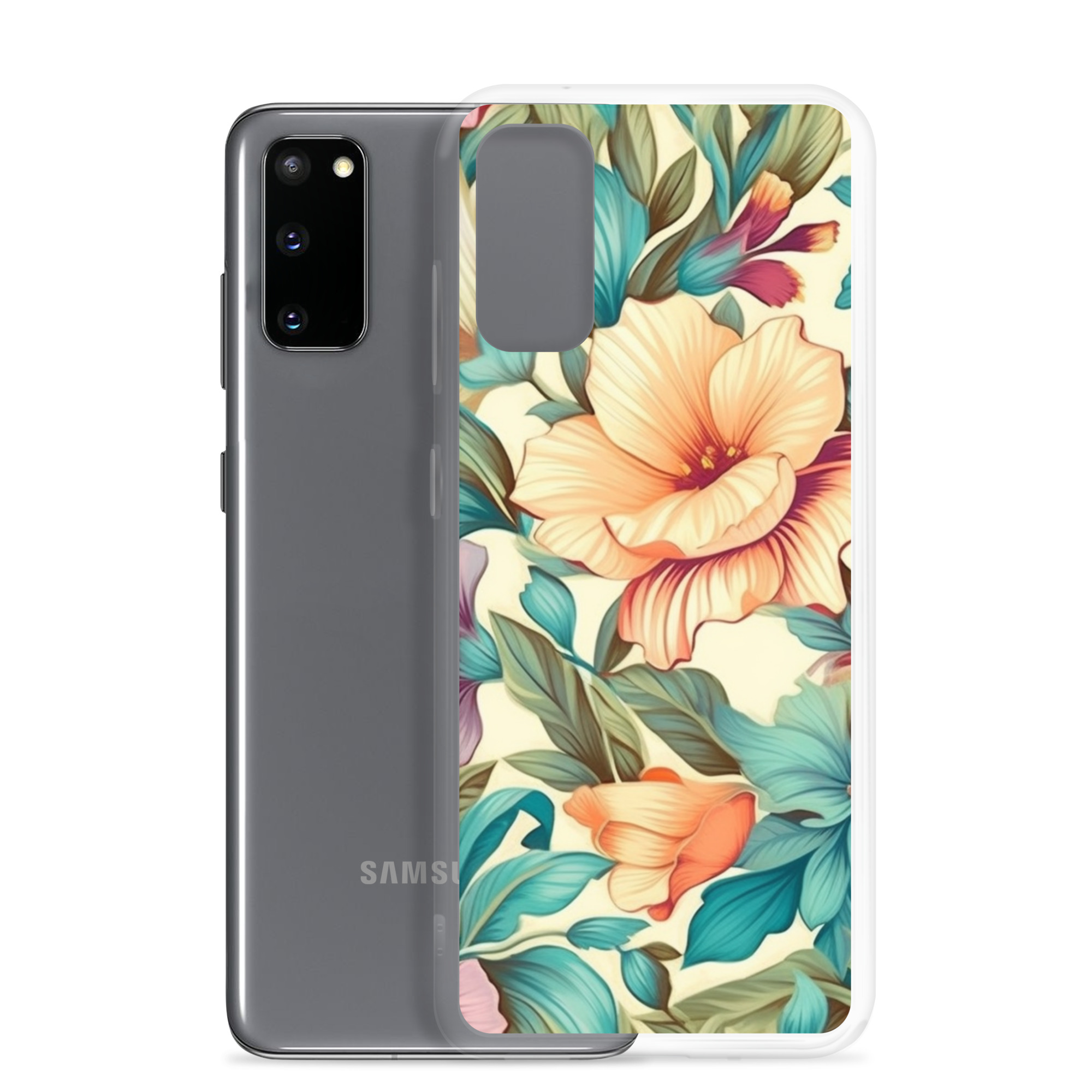 Flower 01 - Clear Galaxy Case - Image 7