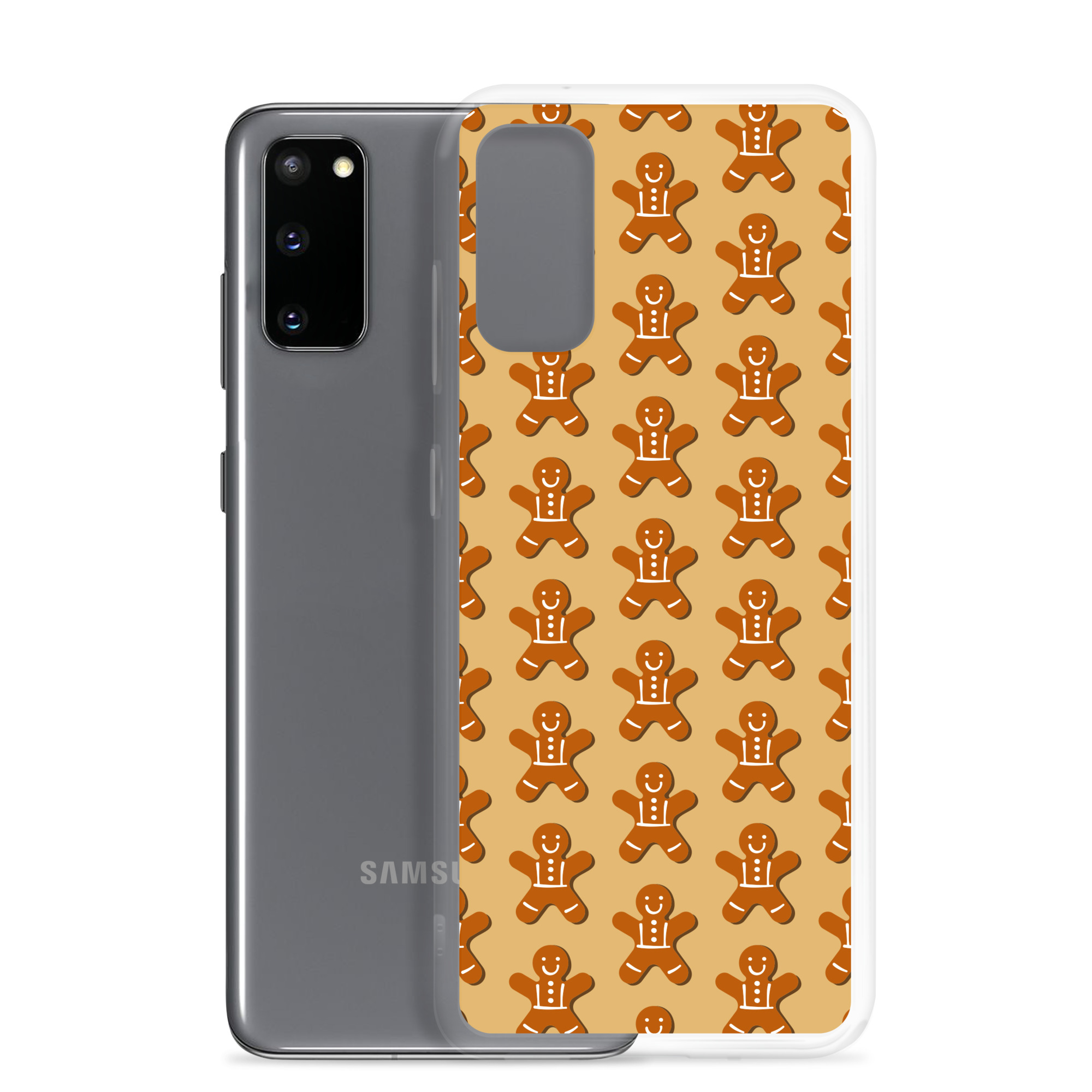 Gingerbread Men - Clear Galaxy Case - Image 7