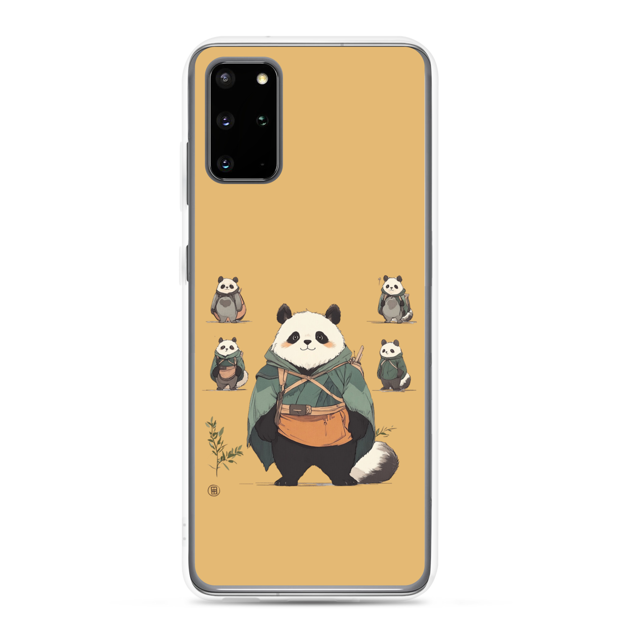Cute Panda - Clear Galaxy Case - Image 2