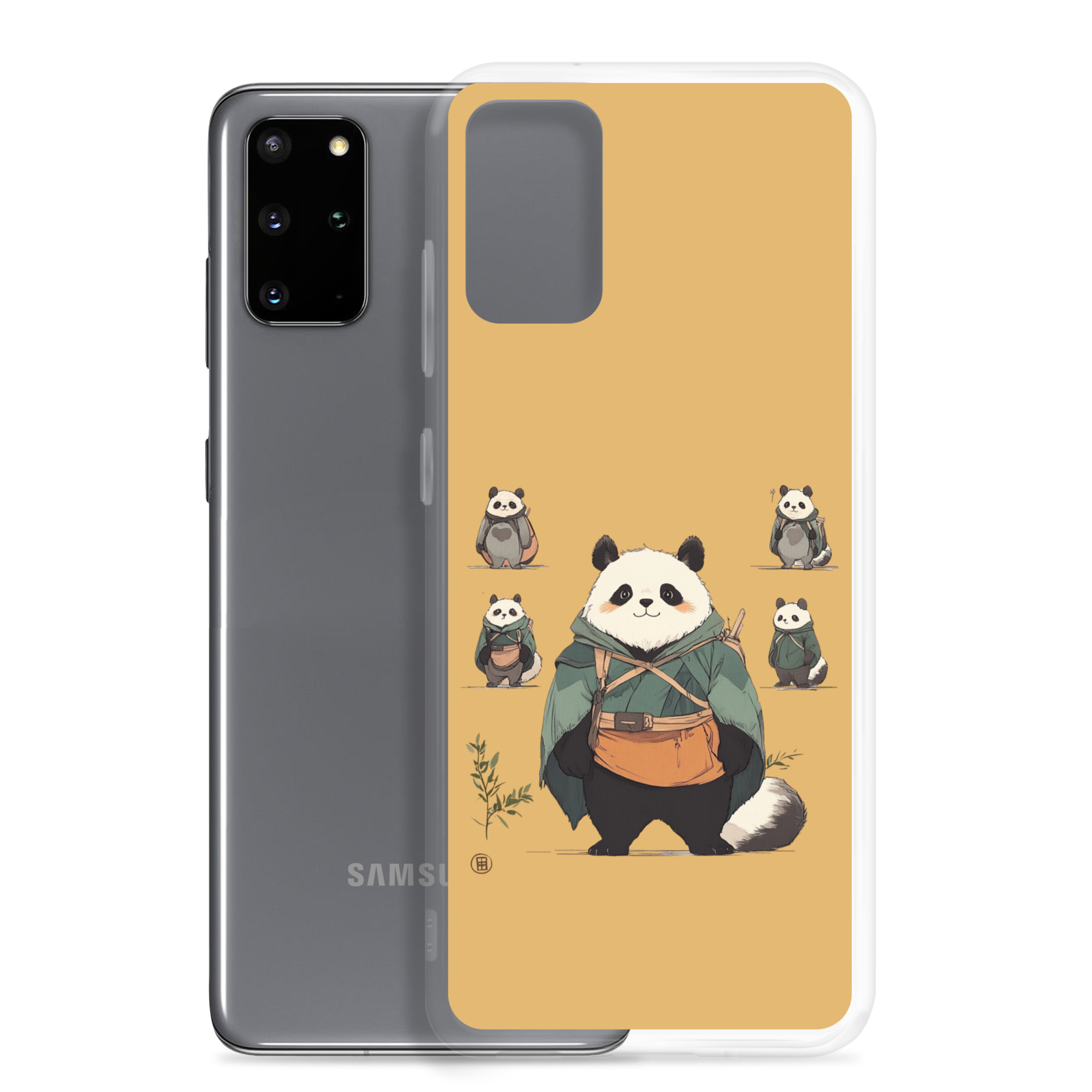 Cute Panda - Clear Galaxy Case - Image 3