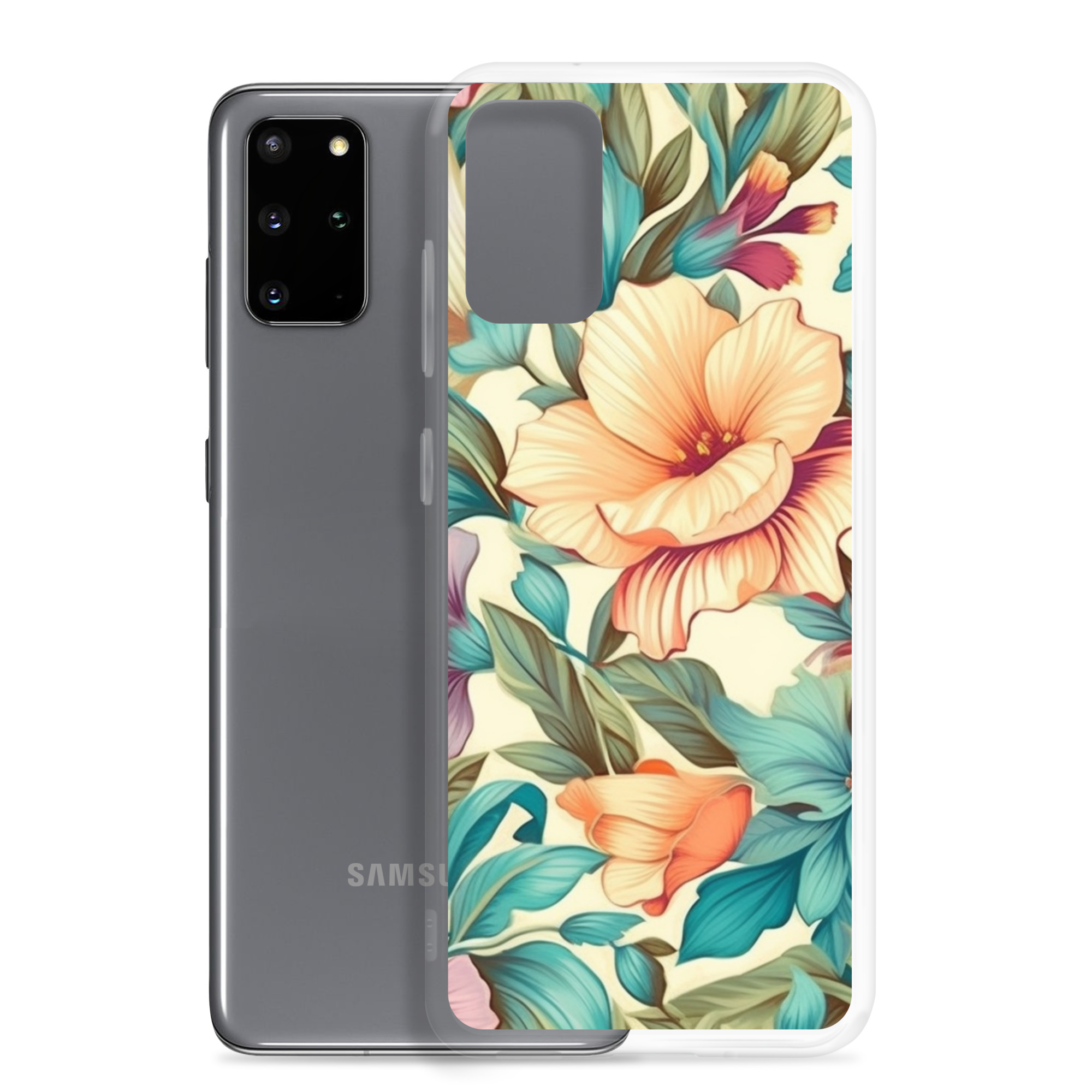 Flower 01 - Clear Galaxy Case - Image 3