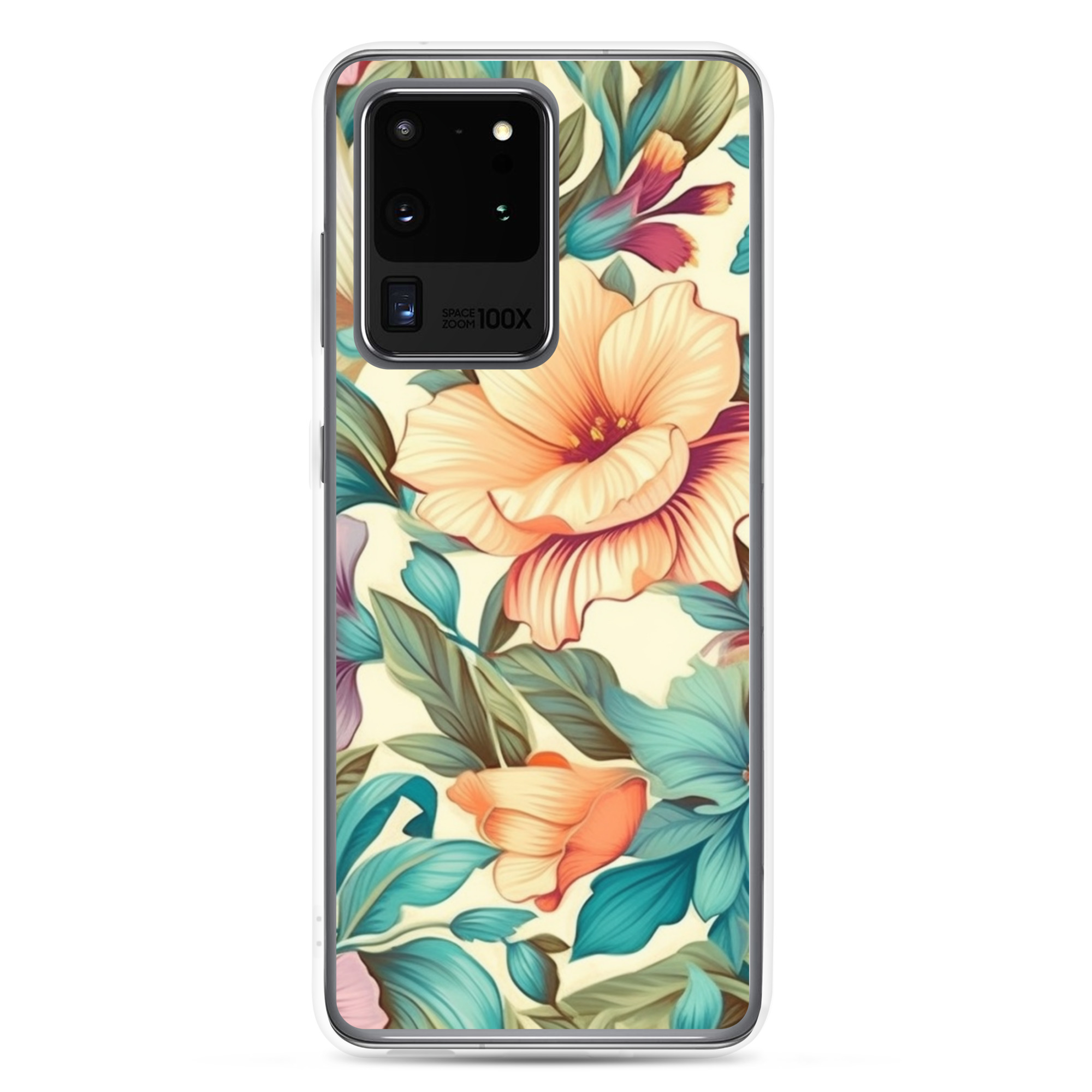 Flower 01 - Clear Galaxy Case - Image 4