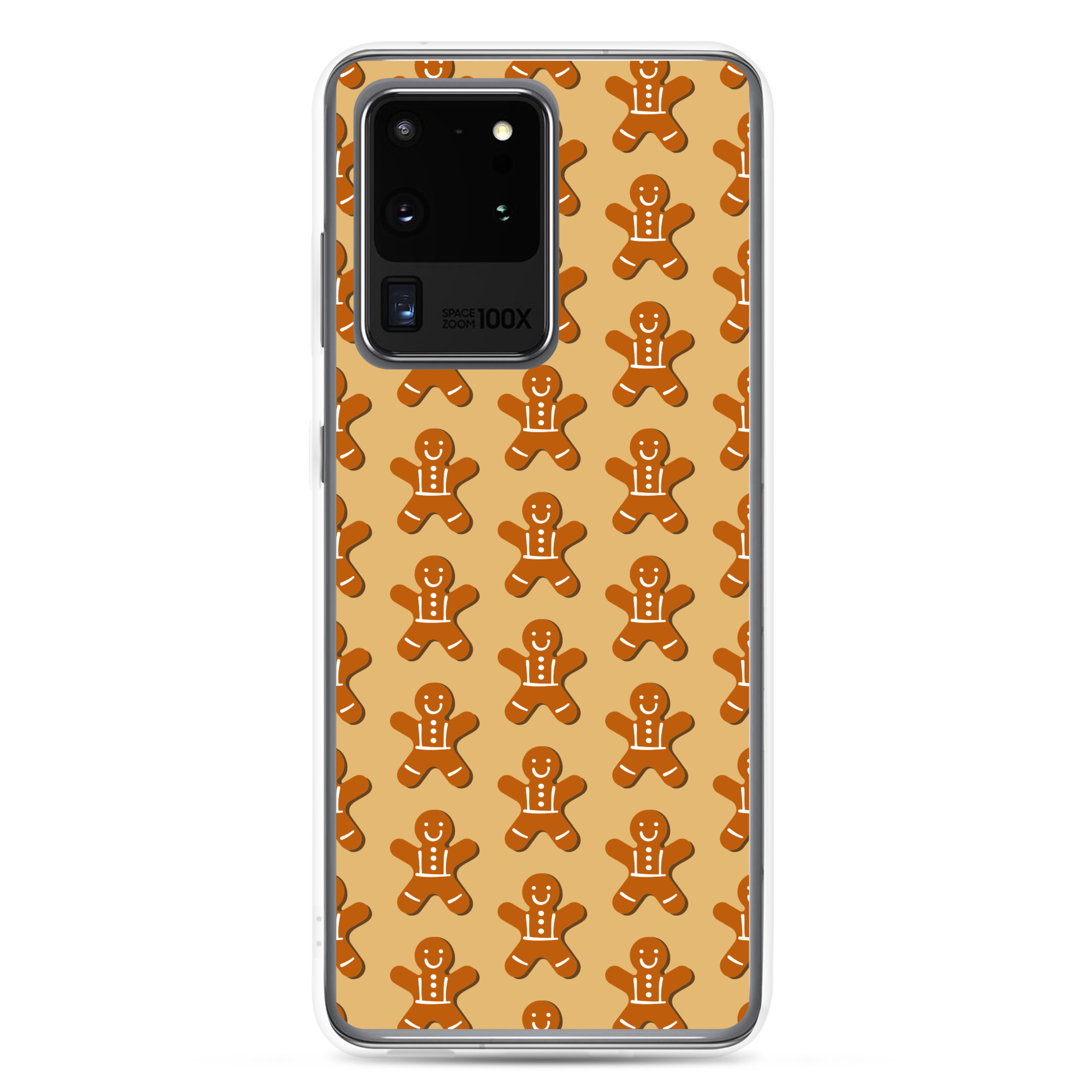 Gingerbread Men - Clear Galaxy Case - Image 4