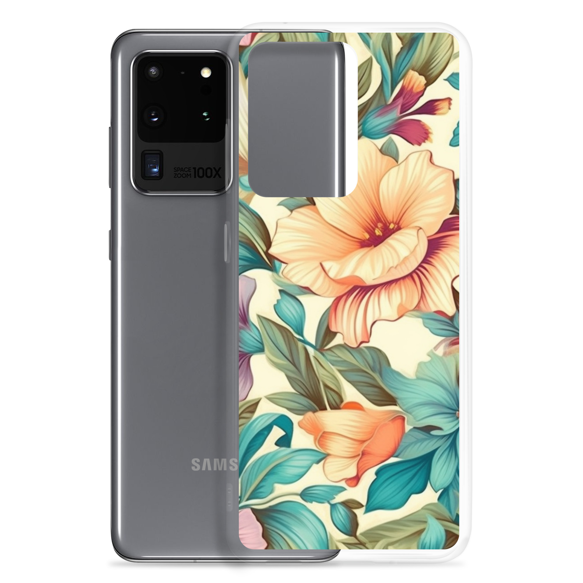 Flower 01 - Clear Galaxy Case - Image 5