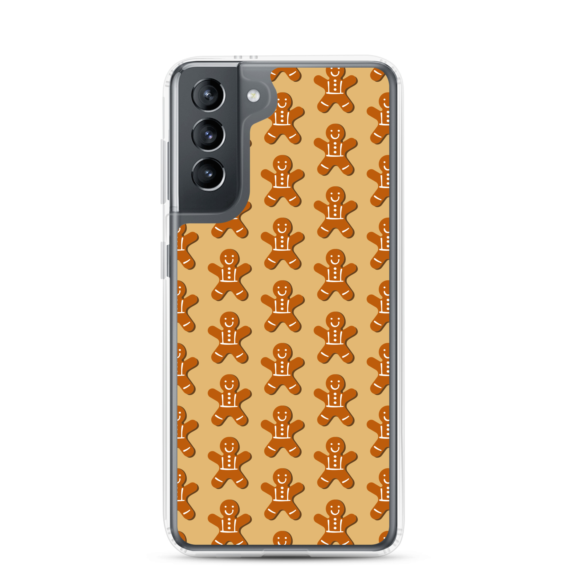 Gingerbread Men - Clear Galaxy Case - Image 12
