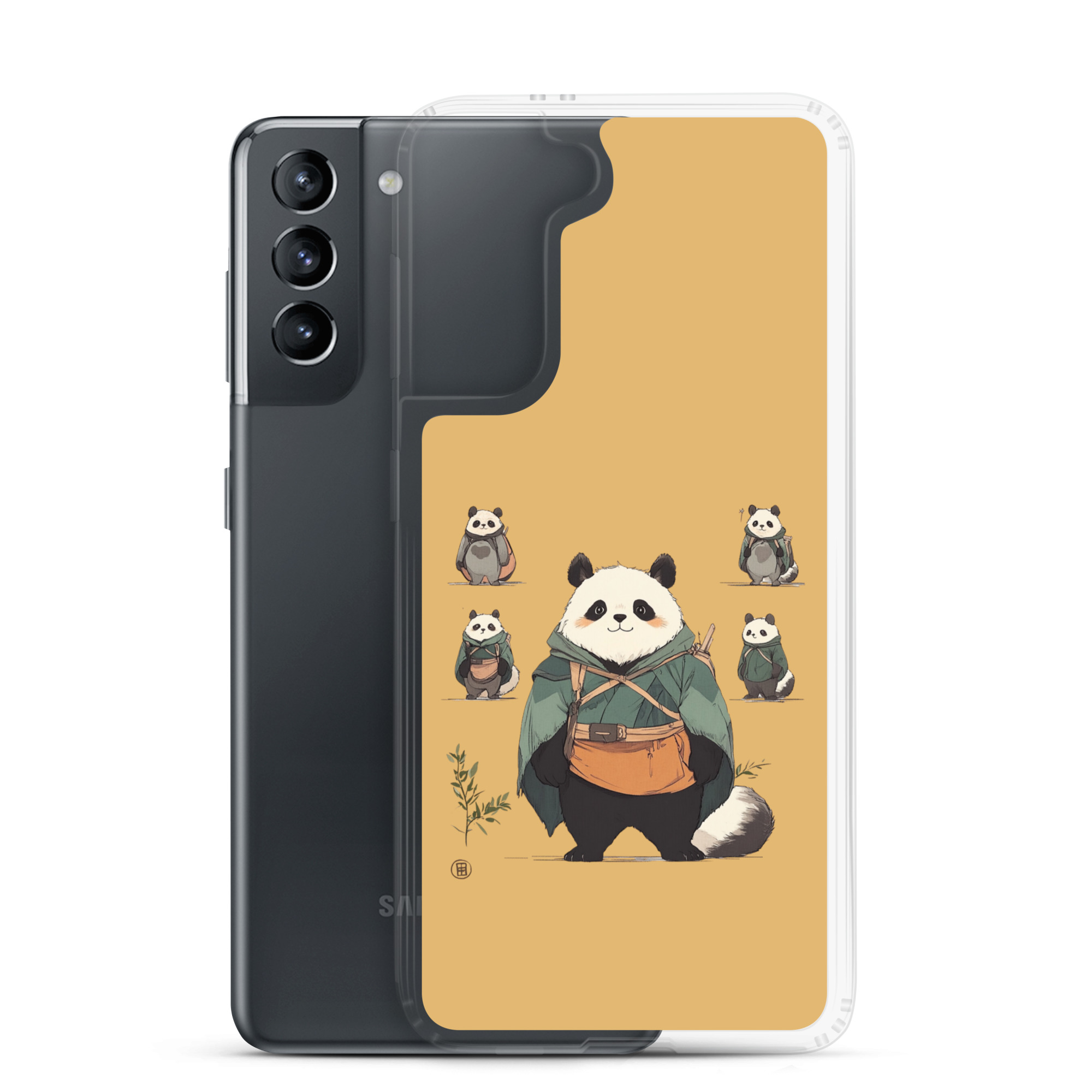 Cute Panda - Clear Galaxy Case - Image 13