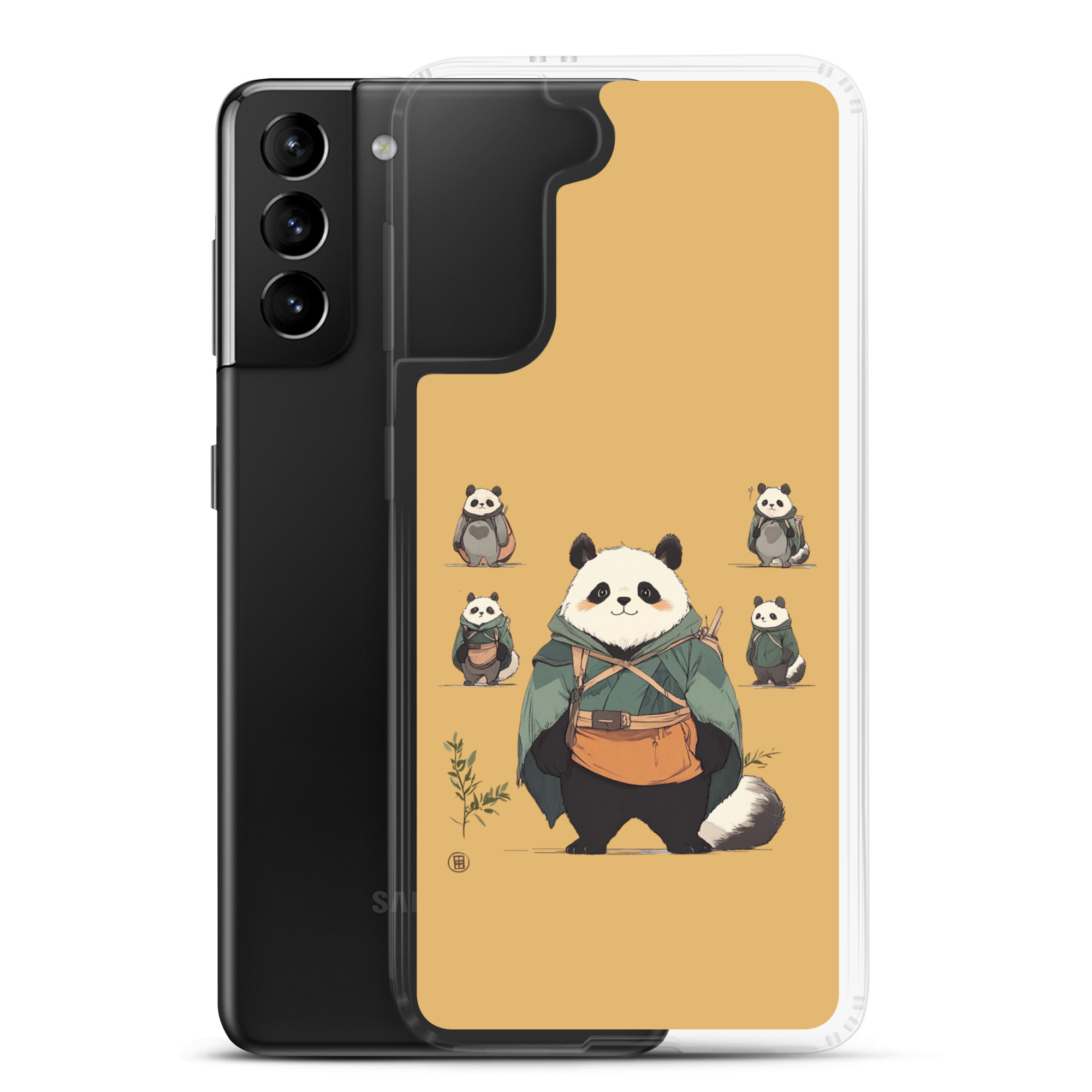 Cute Panda - Clear Galaxy Case - Image 9