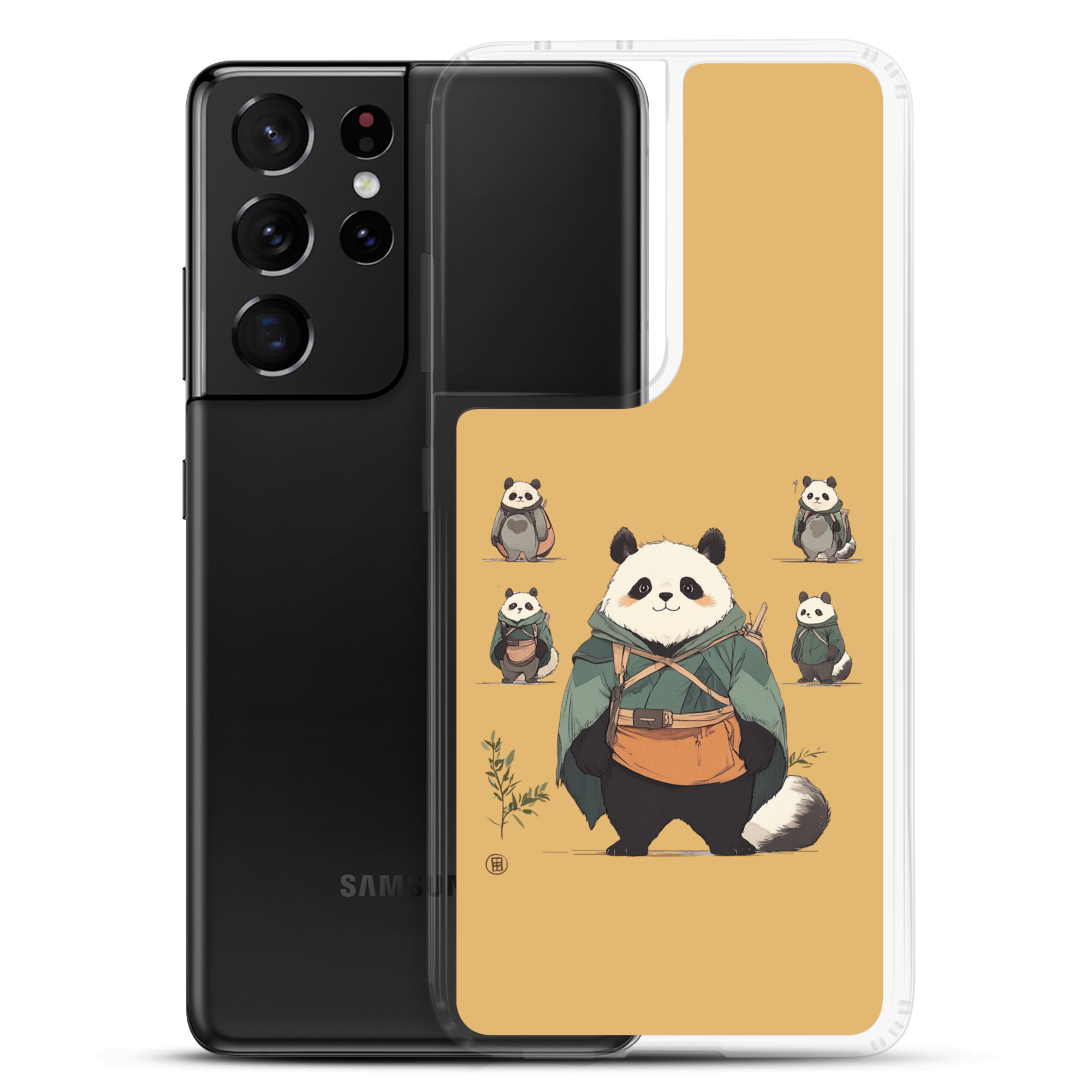 Cute Panda - Clear Galaxy Case - Image 11