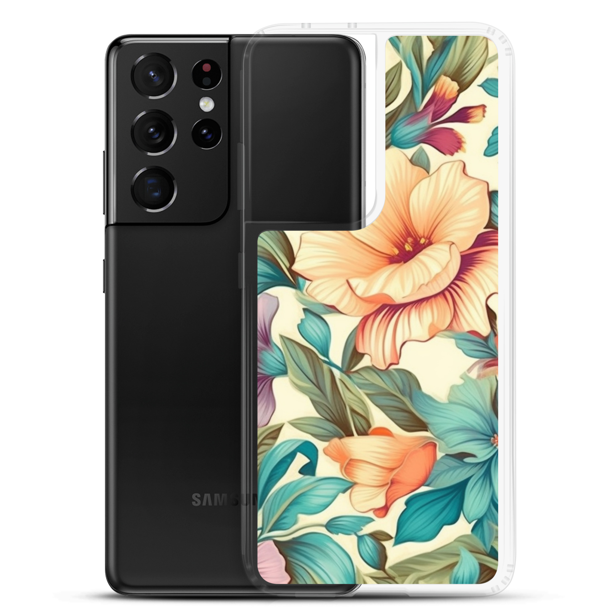 Flower 01 - Clear Galaxy Case - Image 11