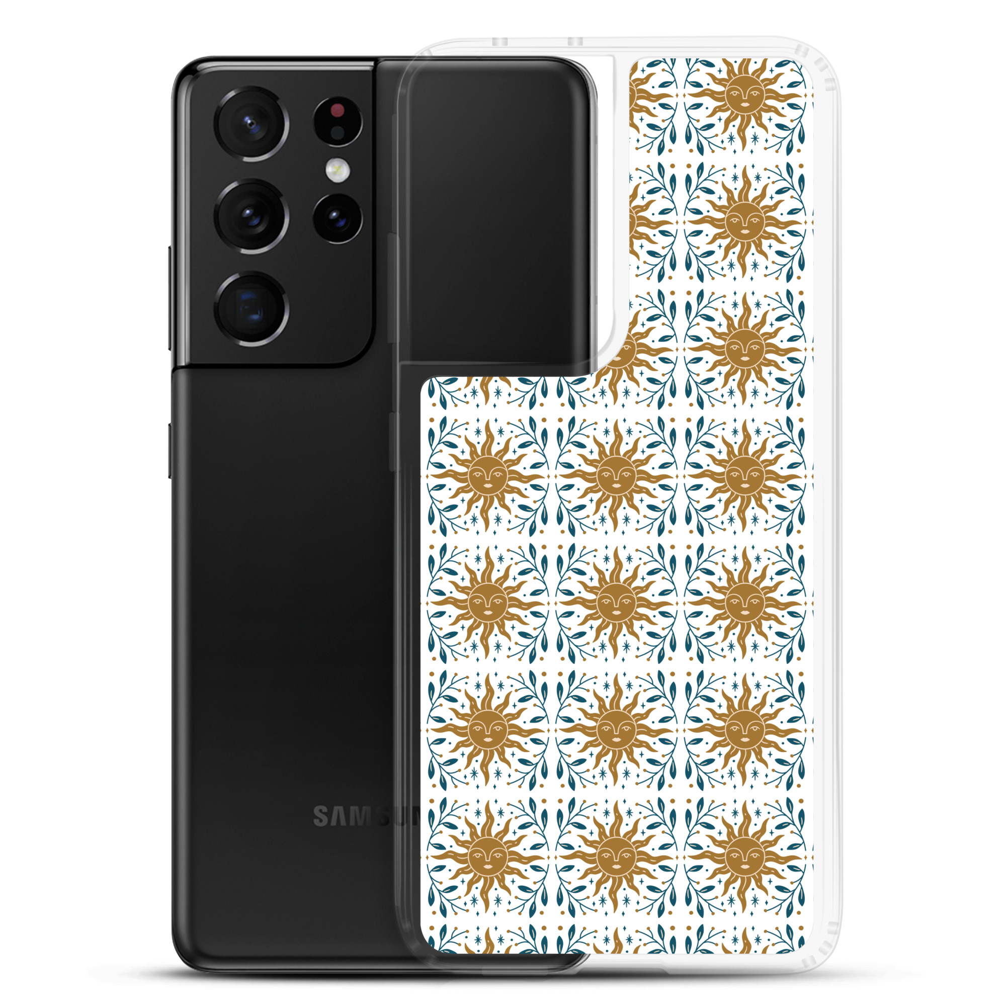 Sun Surrounded by Branches - Clear Galaxy Case - Image 11