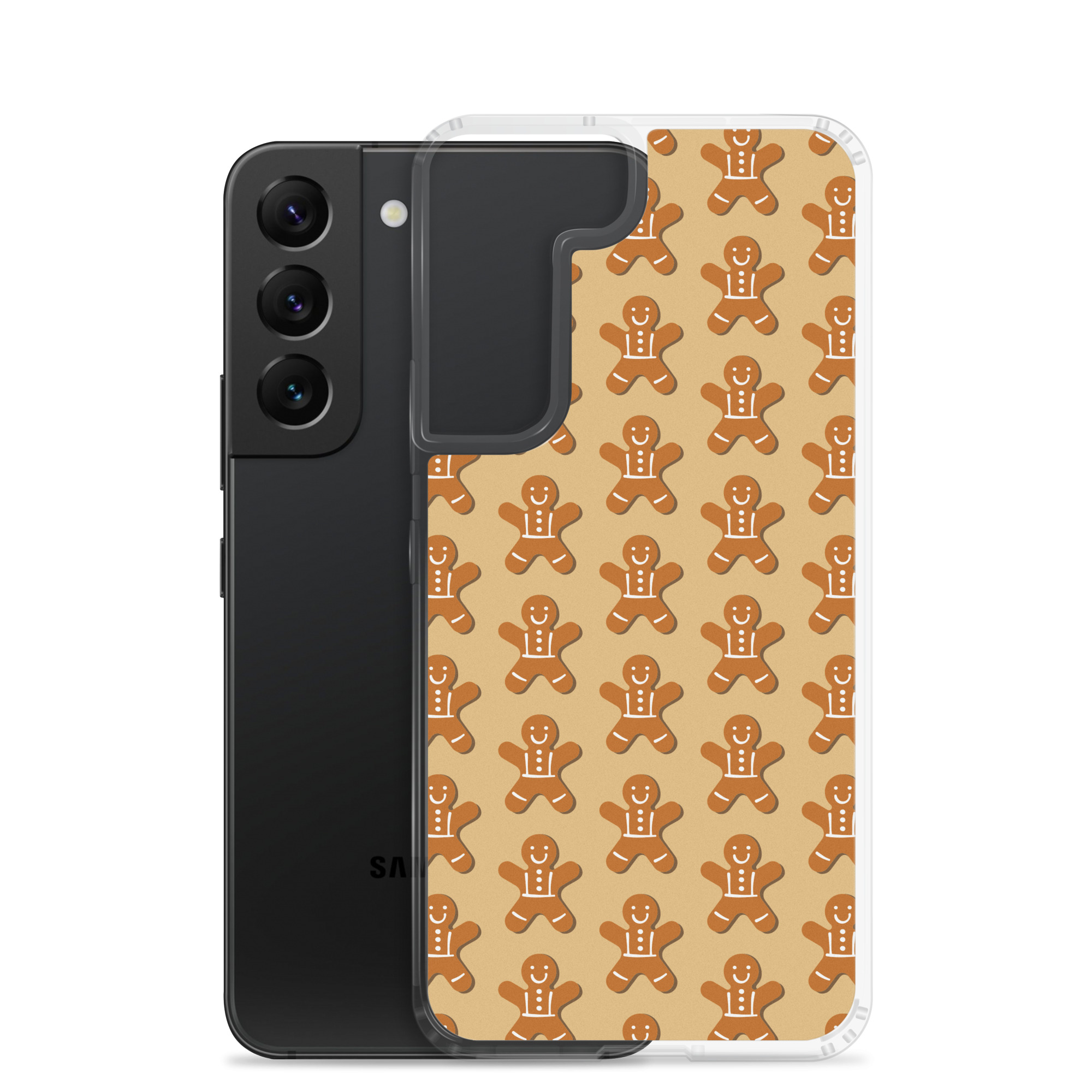 Gingerbread Men - Clear Galaxy Case - Image 19