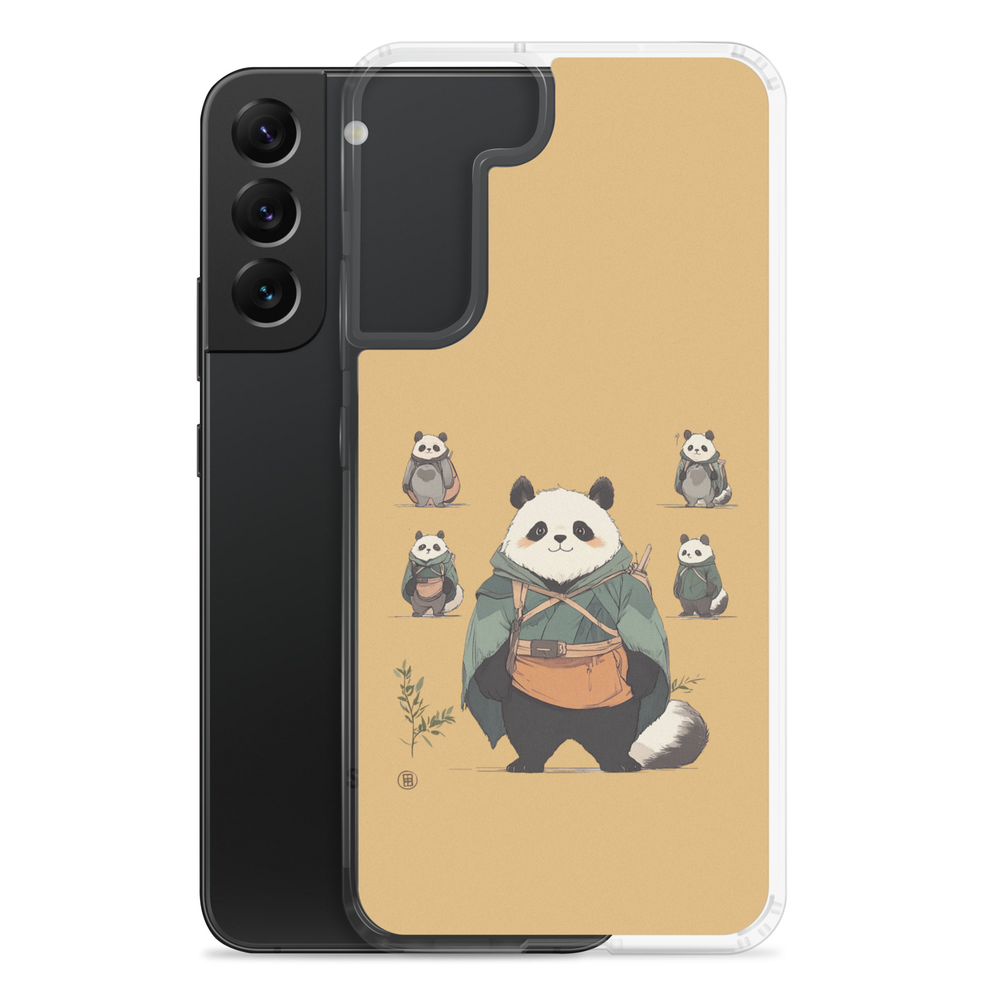 Cute Panda - Clear Galaxy Case - Image 15