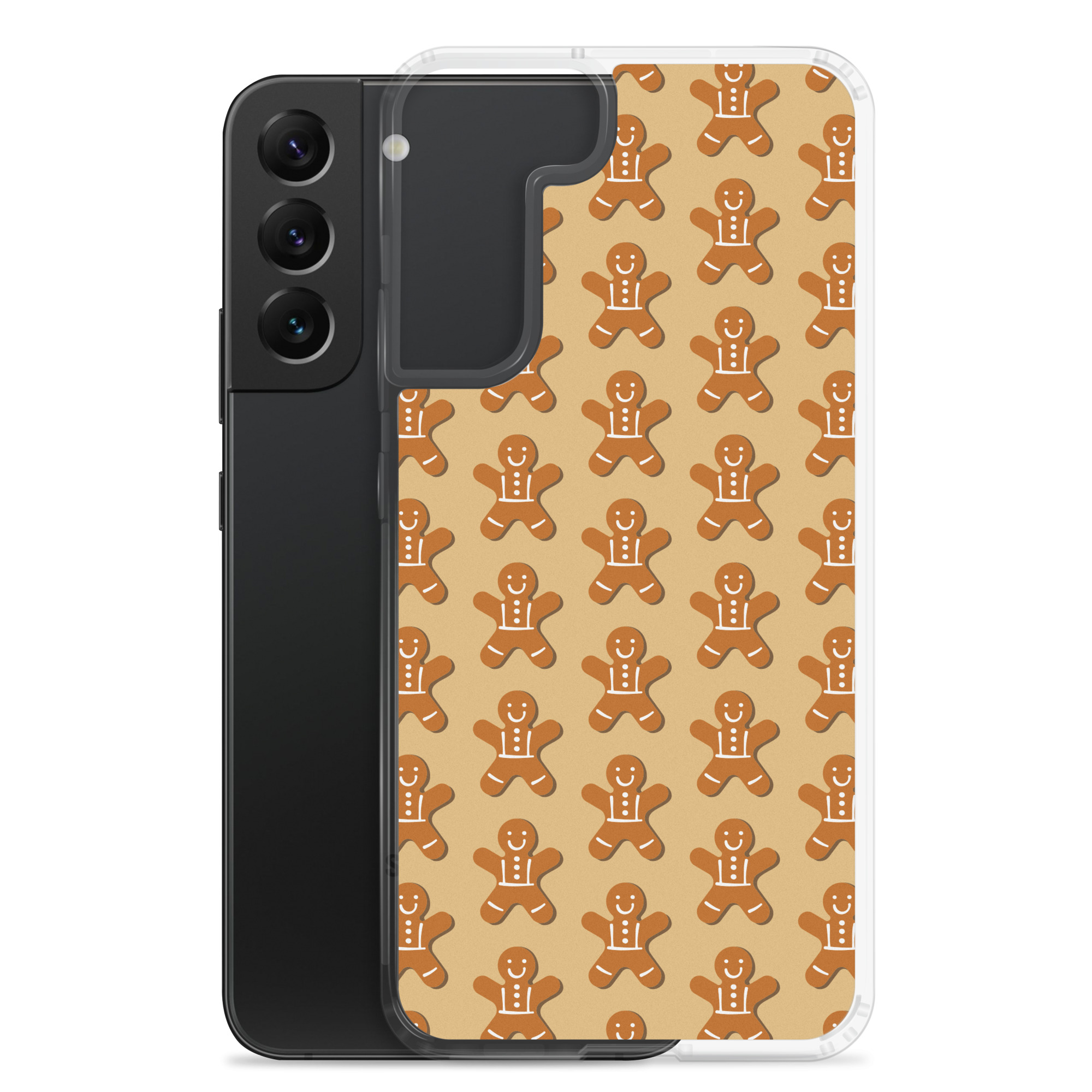 Gingerbread Men - Clear Galaxy Case - Image 15