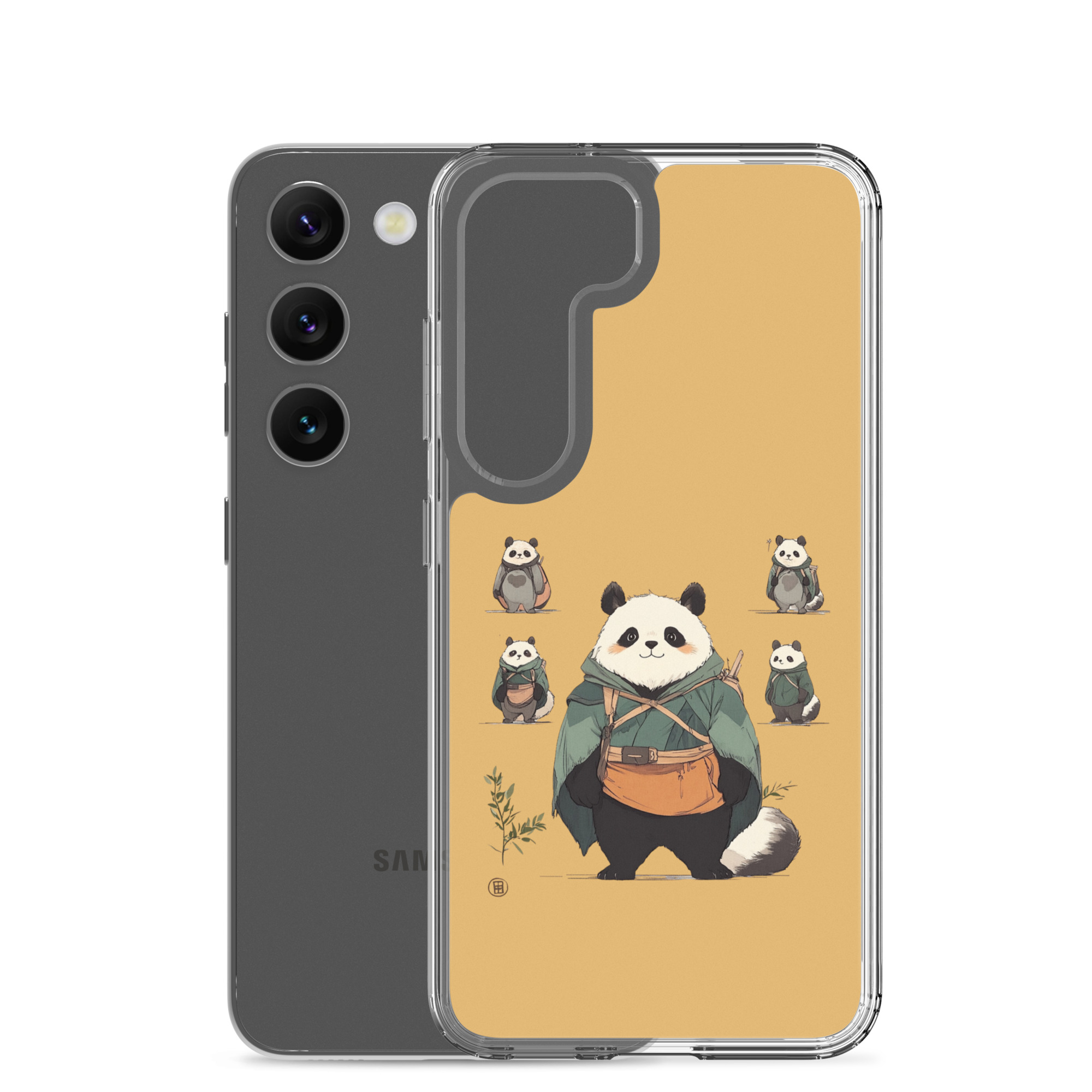 Cute Panda - Clear Galaxy Case - Image 31