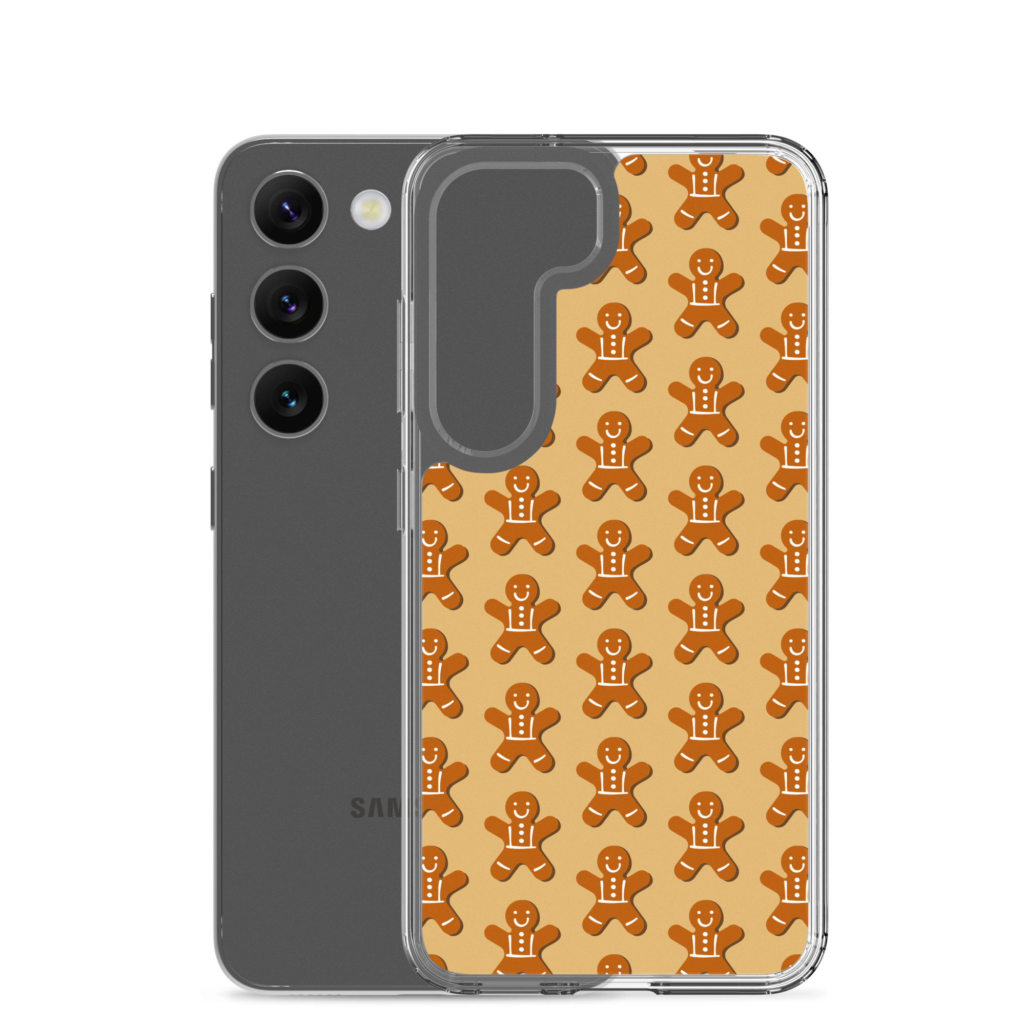 Gingerbread Men - Clear Galaxy Case - Image 31