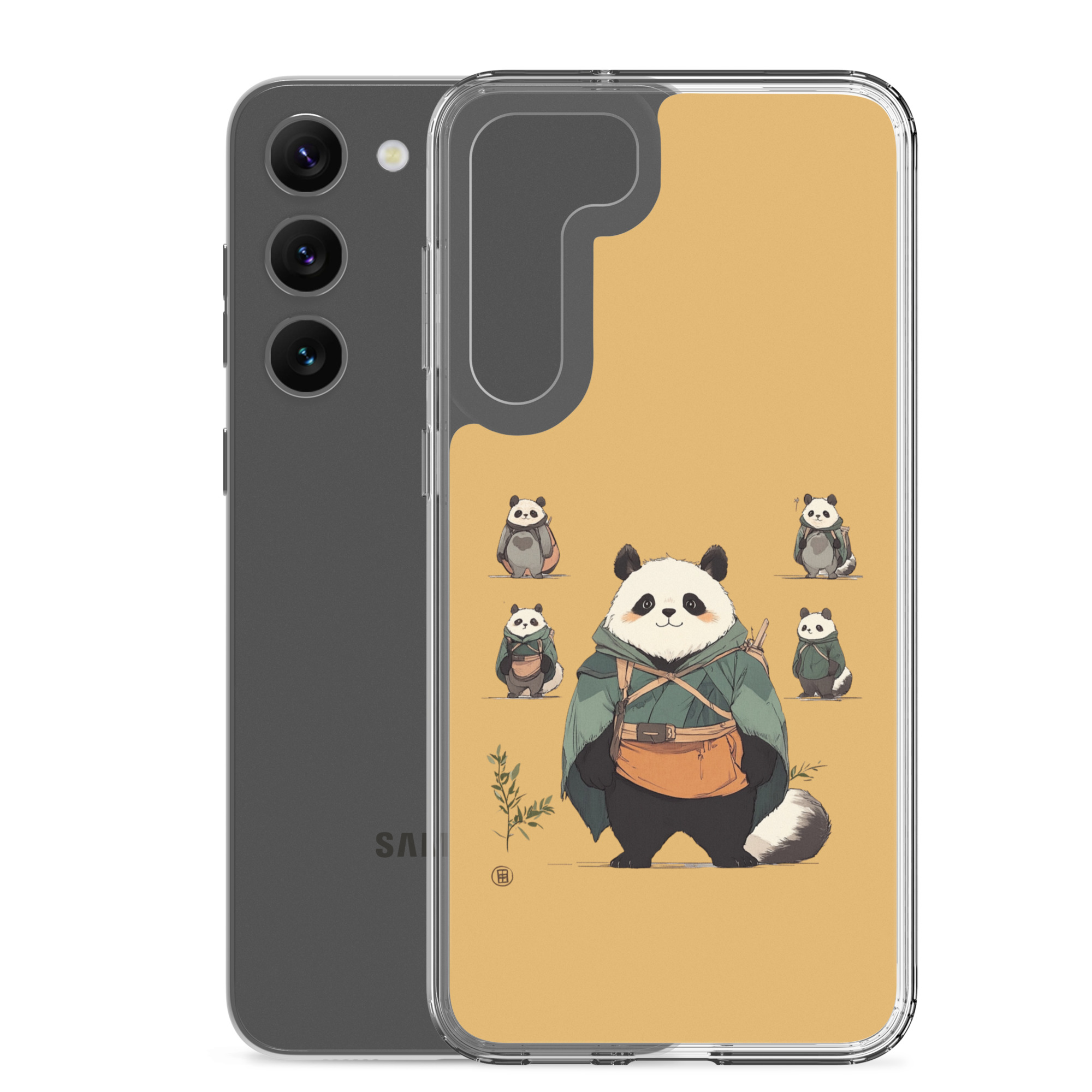 Cute Panda - Clear Galaxy Case - Image 27