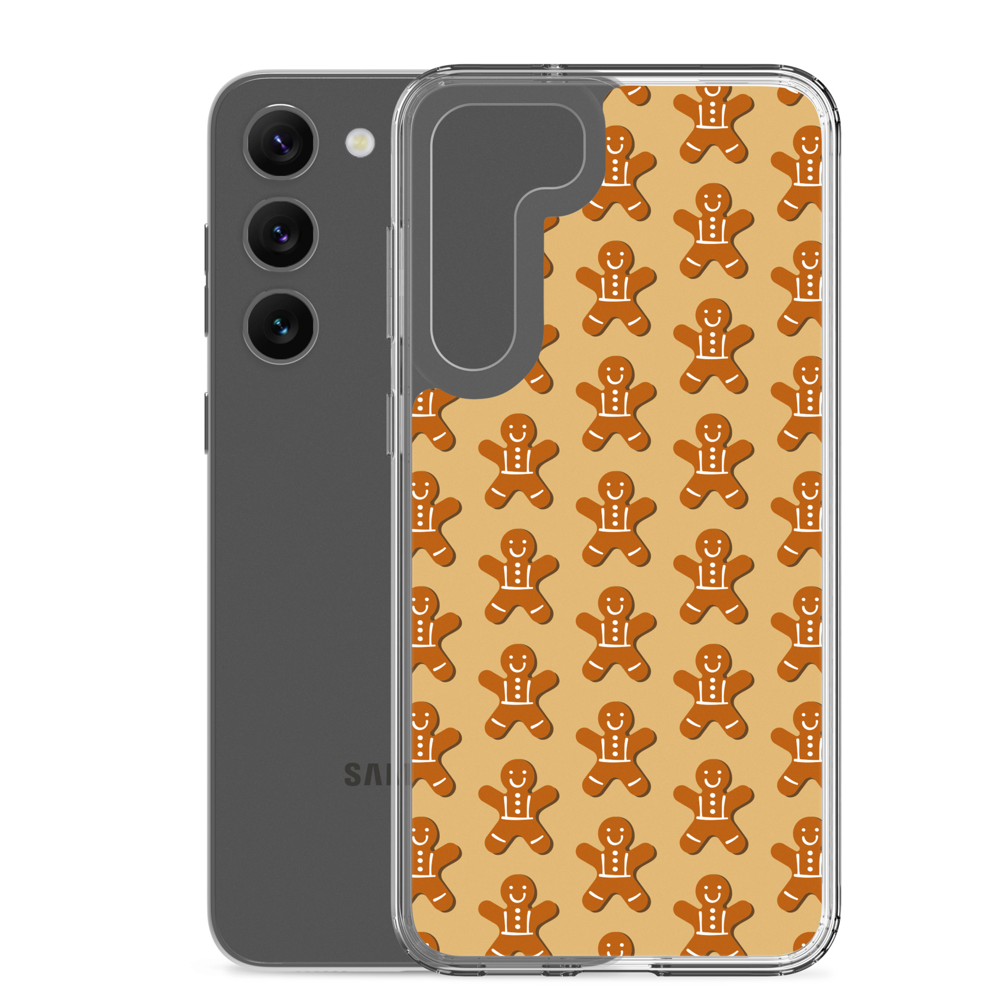 Gingerbread Men - Clear Galaxy Case - Image 27