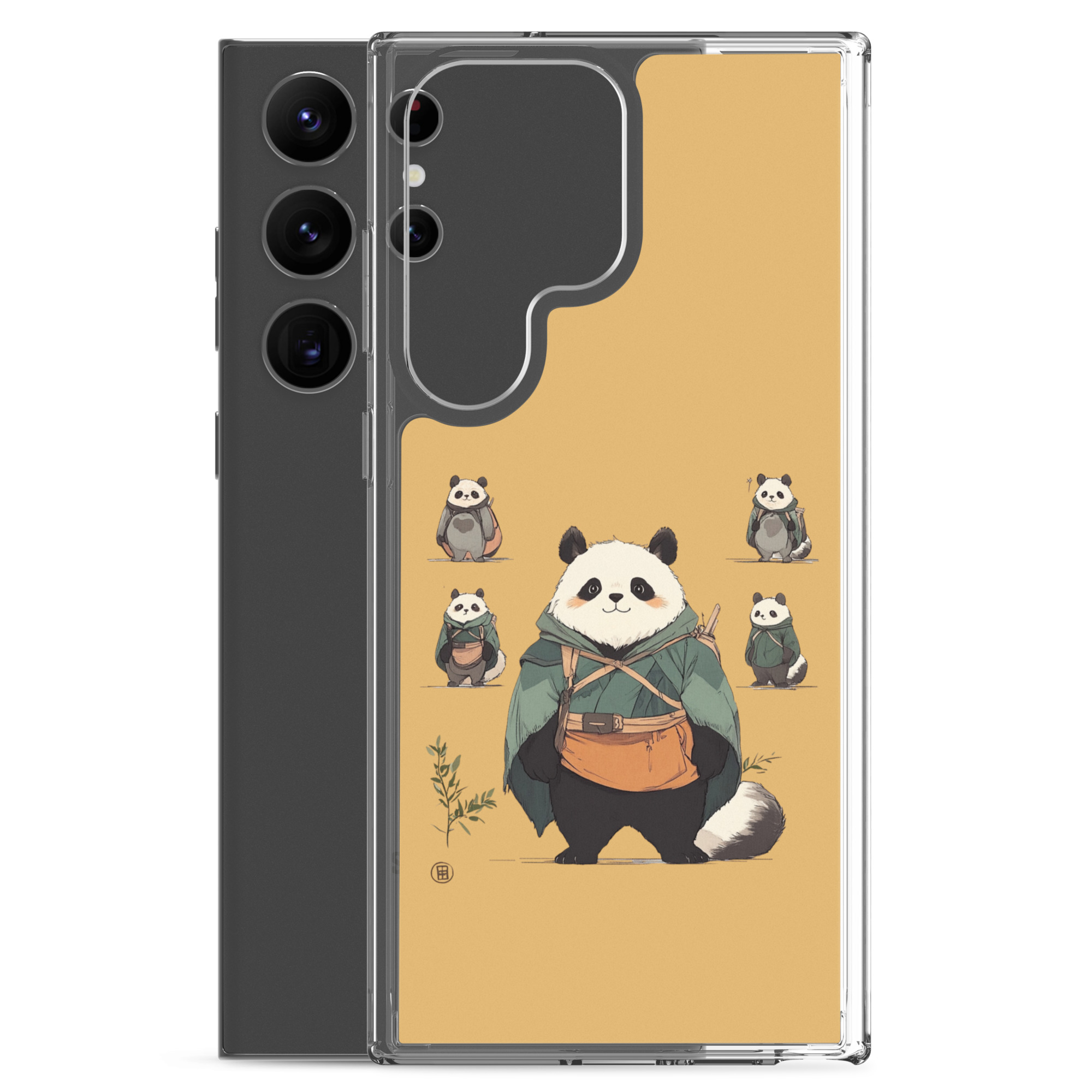 Cute Panda - Clear Galaxy Case - Image 29