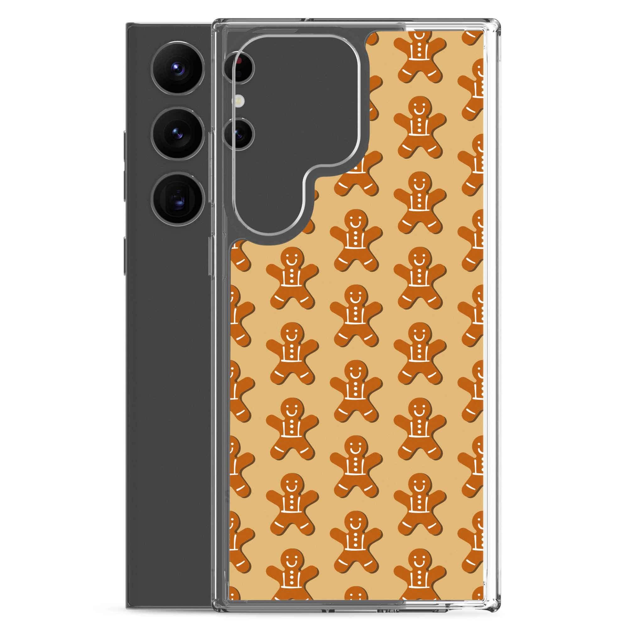Gingerbread Men - Clear Galaxy Case - Image 29