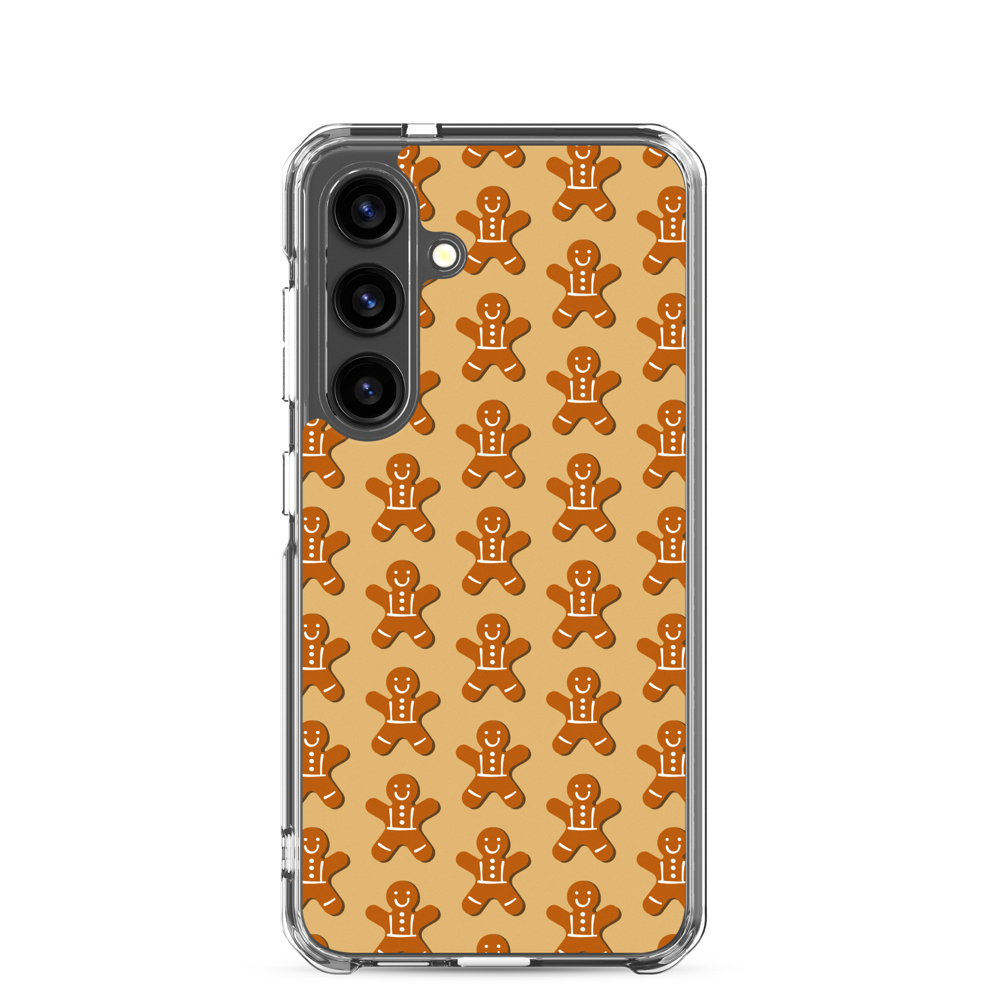 Gingerbread Men - Clear Galaxy Case - Image 35