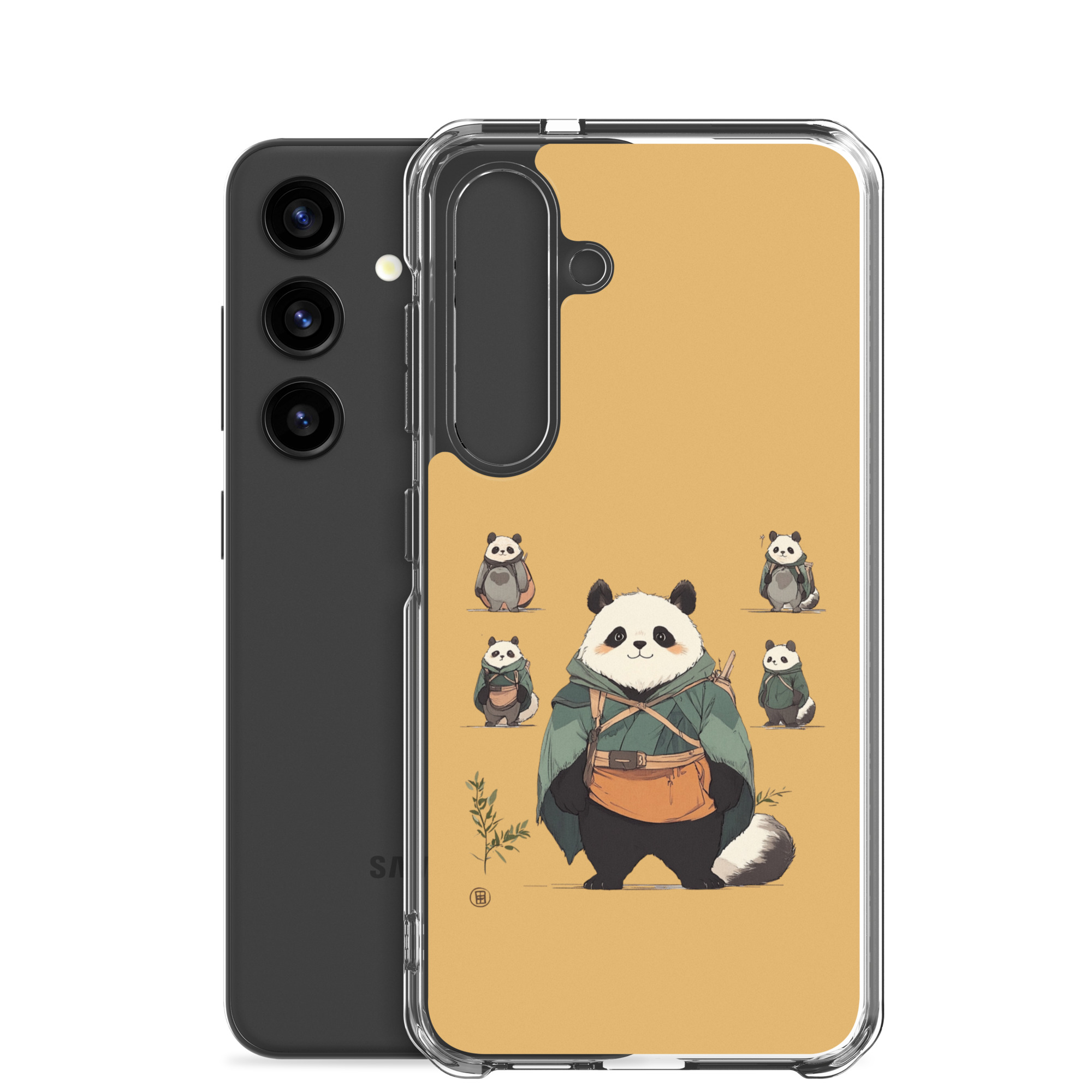 Cute Panda - Clear Galaxy Case - Image 36