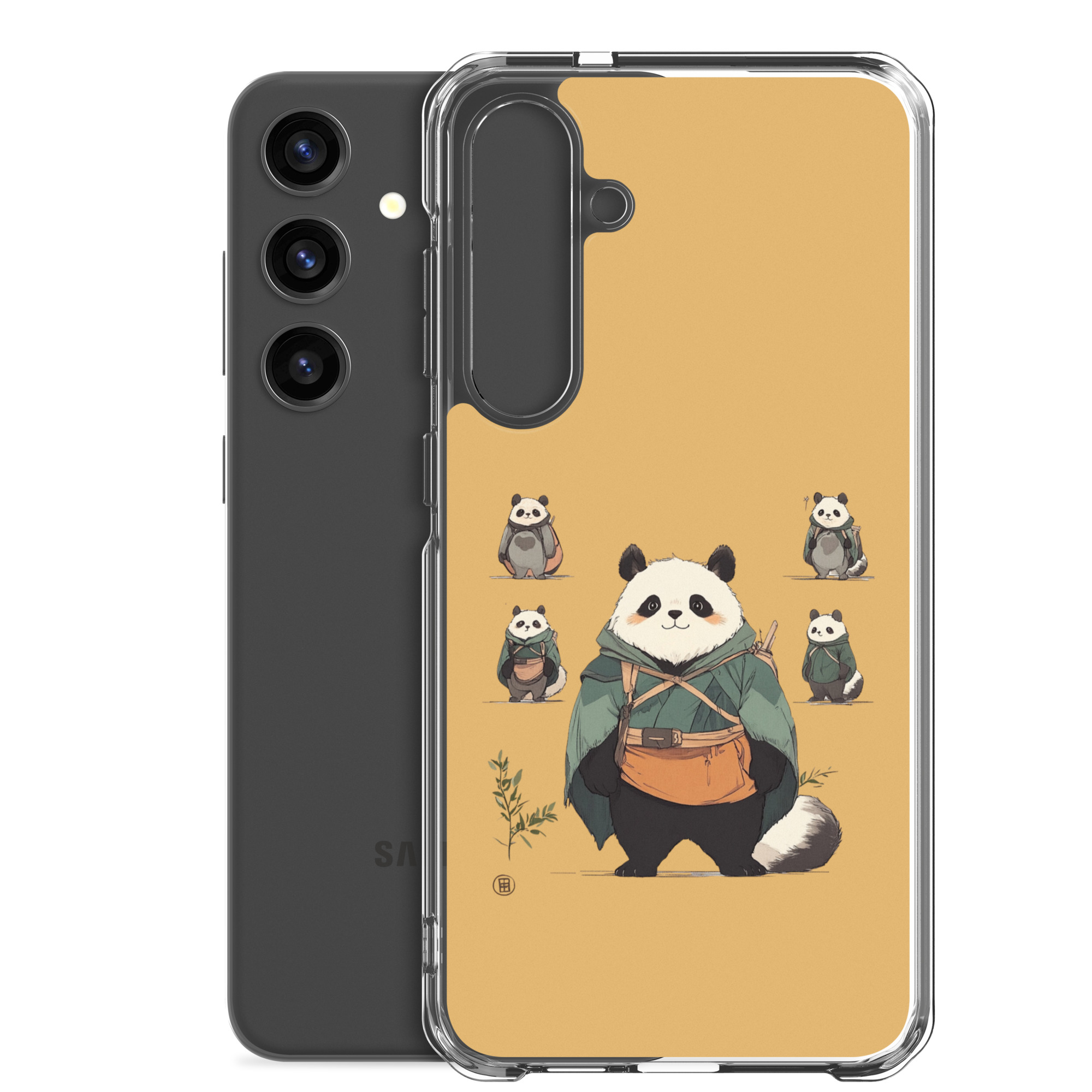 Cute Panda - Clear Galaxy Case - Image 33