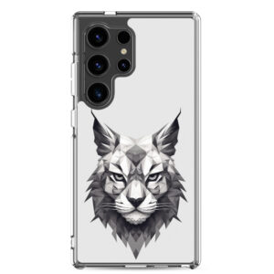 Lynx Head - Clear Galaxy Case