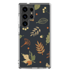 The Falling Leaves - Clear Galaxy Case