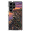 A Viking Soldier by The Lakeside - Clear Galaxy Case