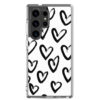 Black Ink Heart - Clear Galaxy Case
