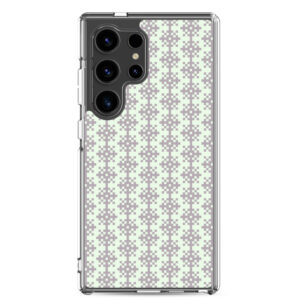 Festive Patterns FP01 - Clear Galaxy Case