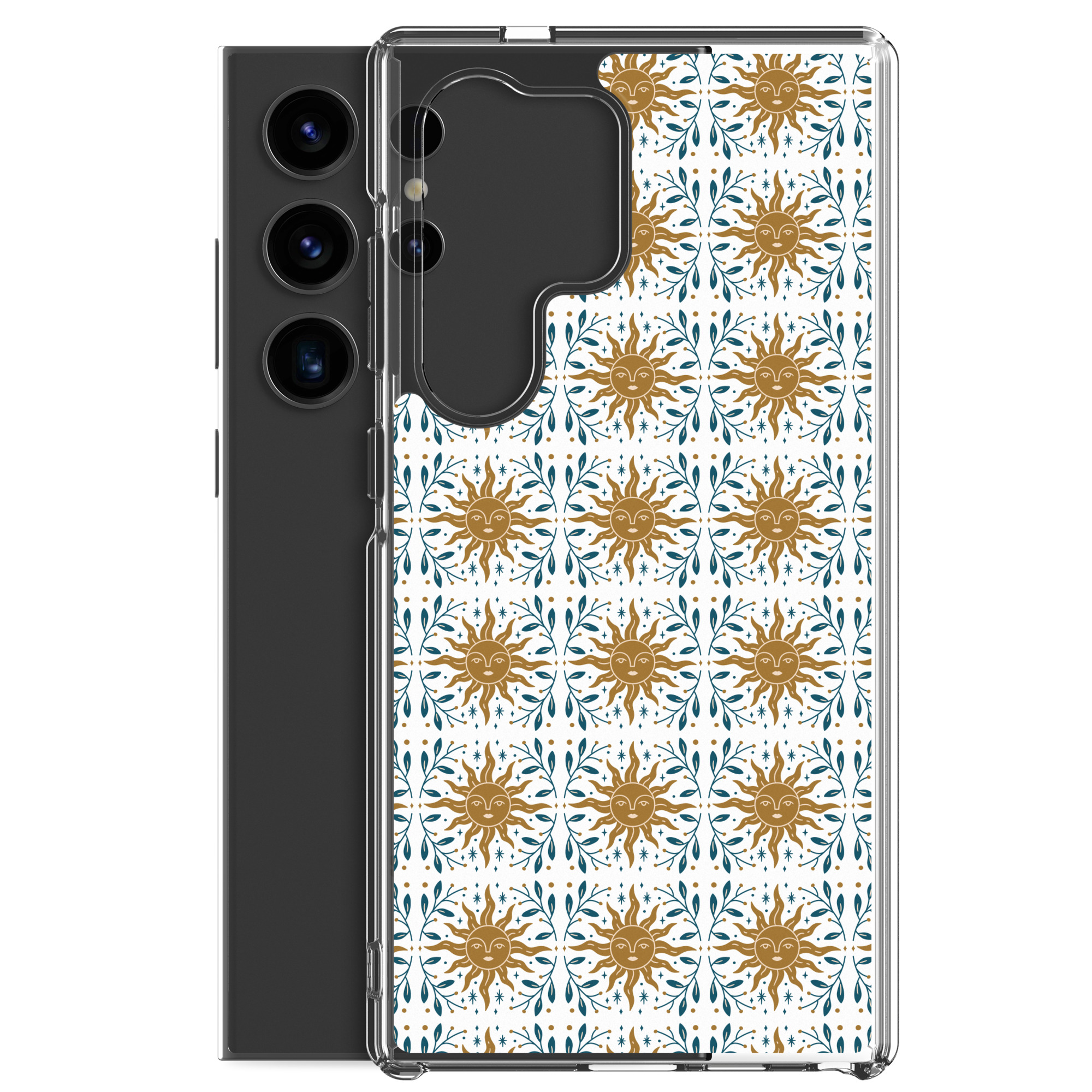 Sun Surrounded by Branches - Clear Galaxy Case - Image 34