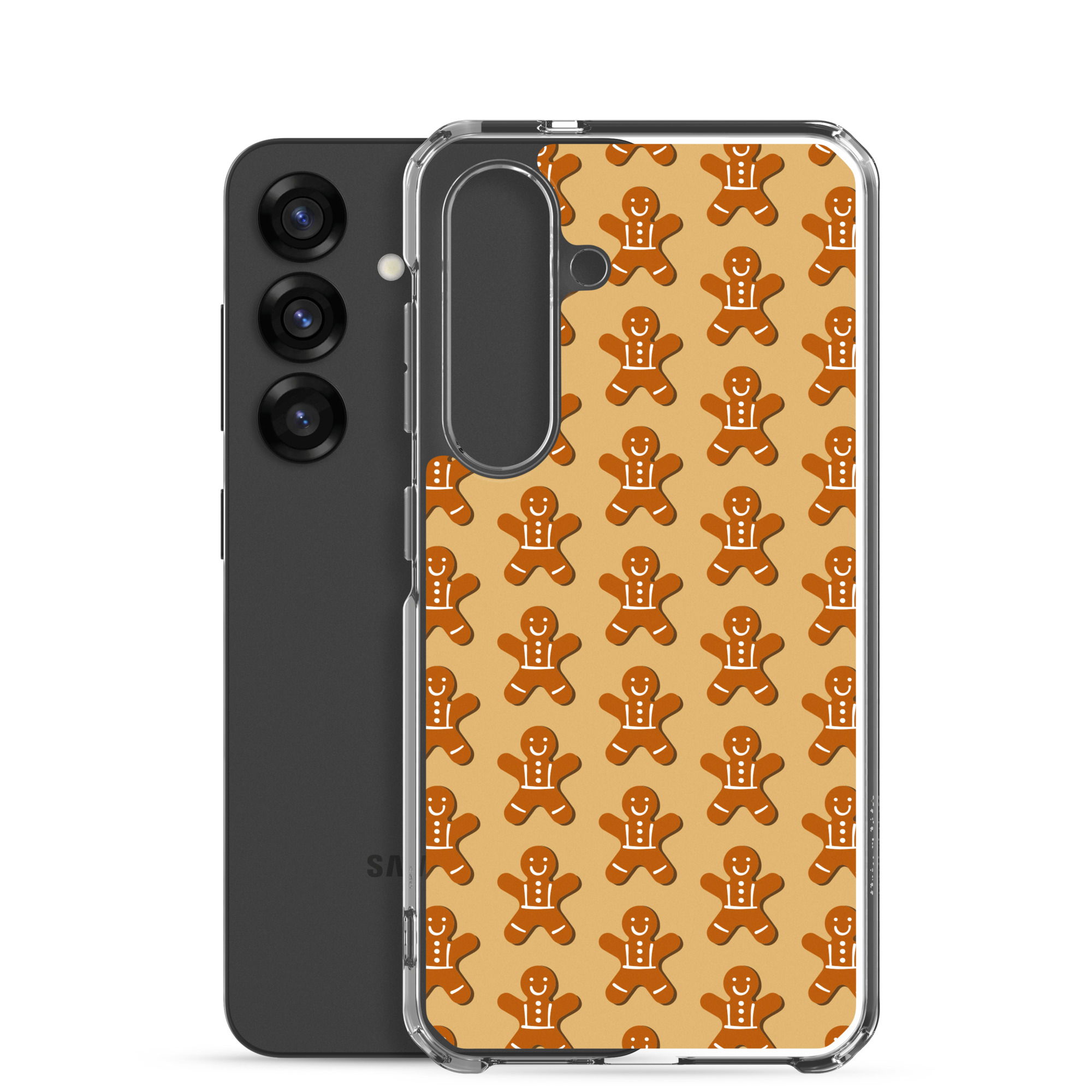 Gingerbread Men - Clear Galaxy Case - Image 25