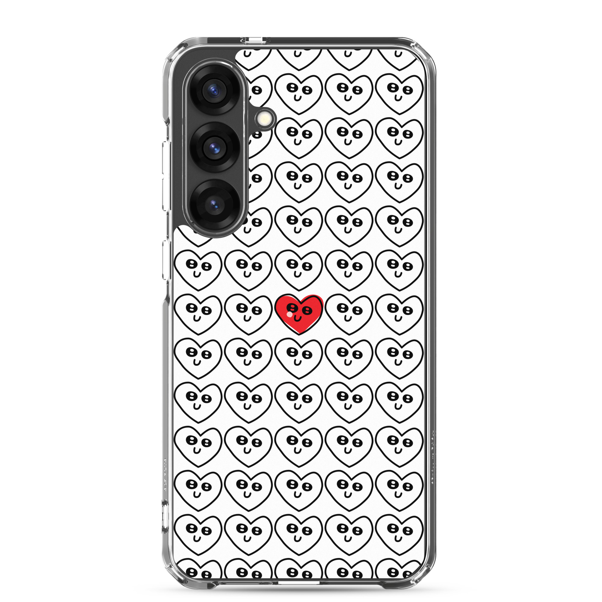 Single Red Heart - Clear Galaxy Case - Image 20