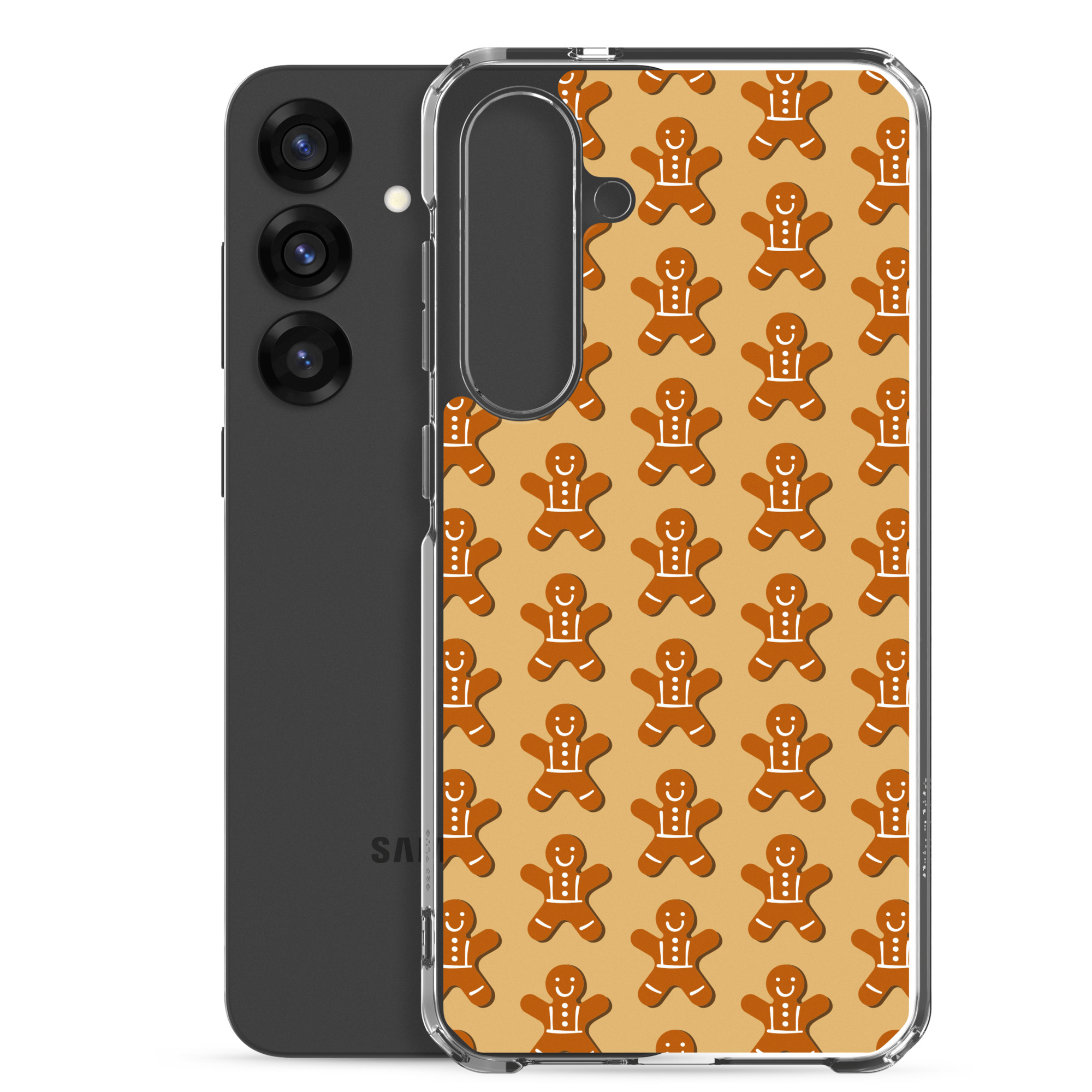 Gingerbread Men - Clear Galaxy Case - Image 21