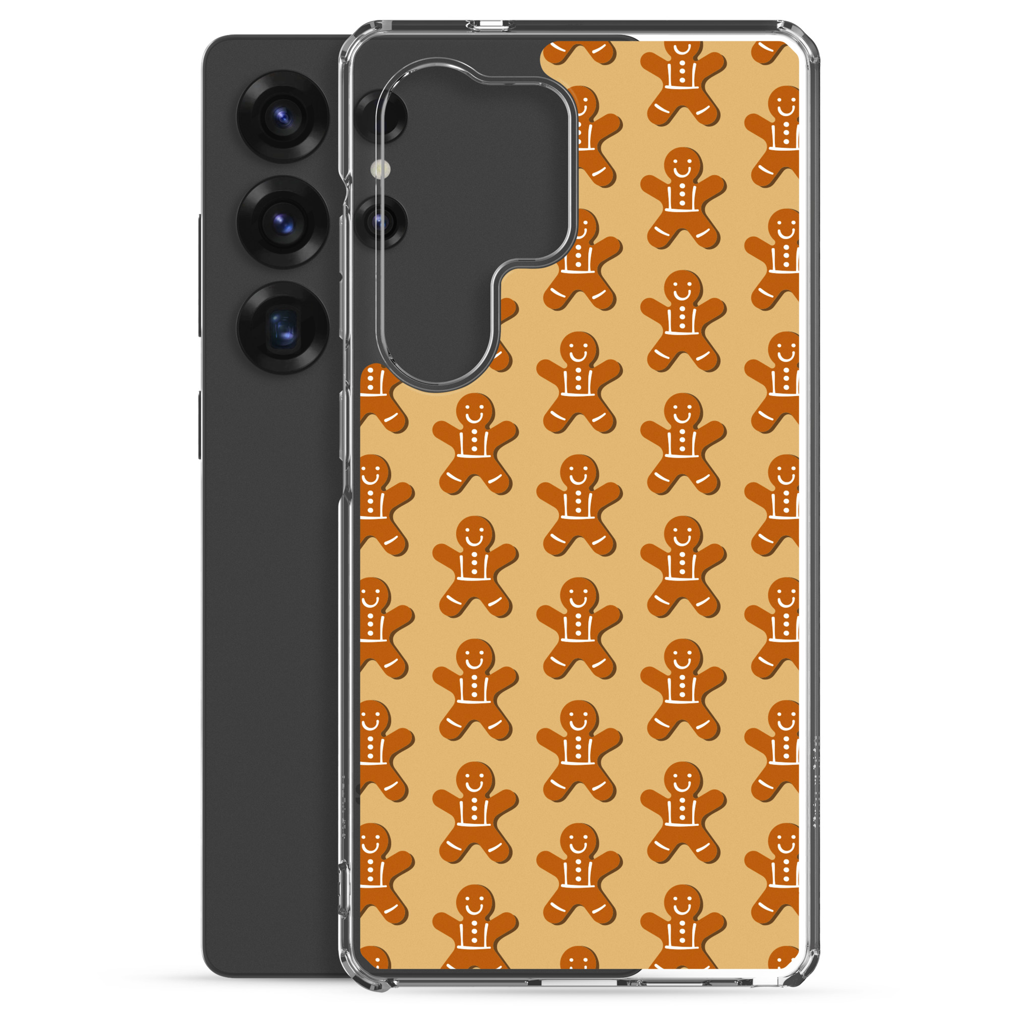 Gingerbread Men - Clear Galaxy Case - Image 23