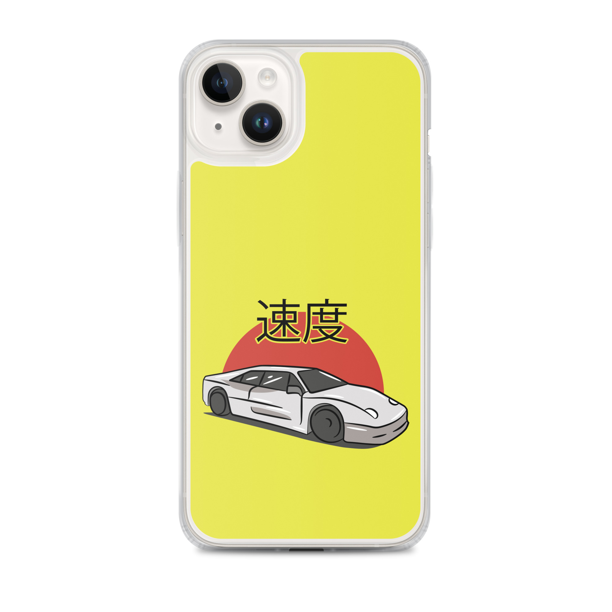 Anime Car - Clear iPhone Case - Image 2
