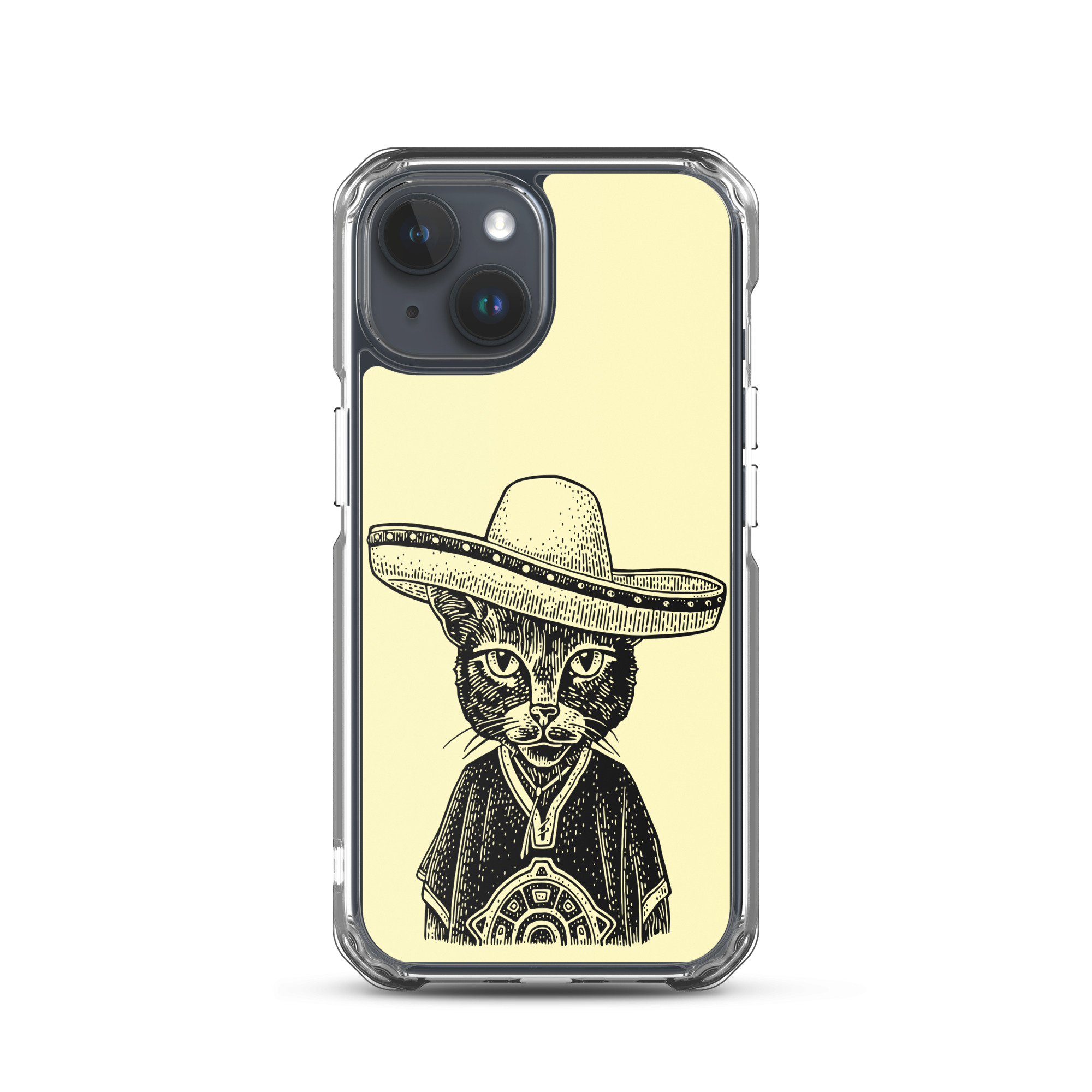 Cat in a Hat - Clear iPhone Case - Image 9