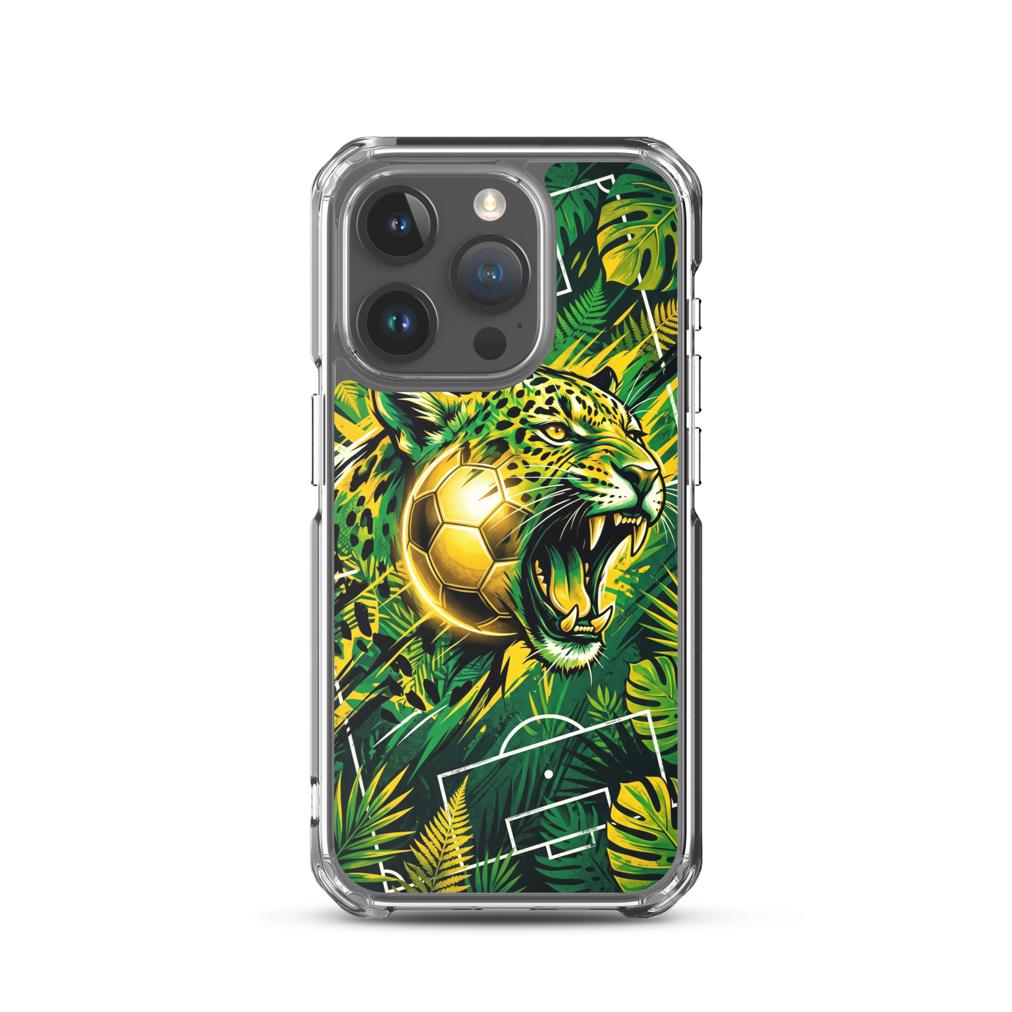 Brazil - Tiger and Ball - Clear iPhone Case - Image 8