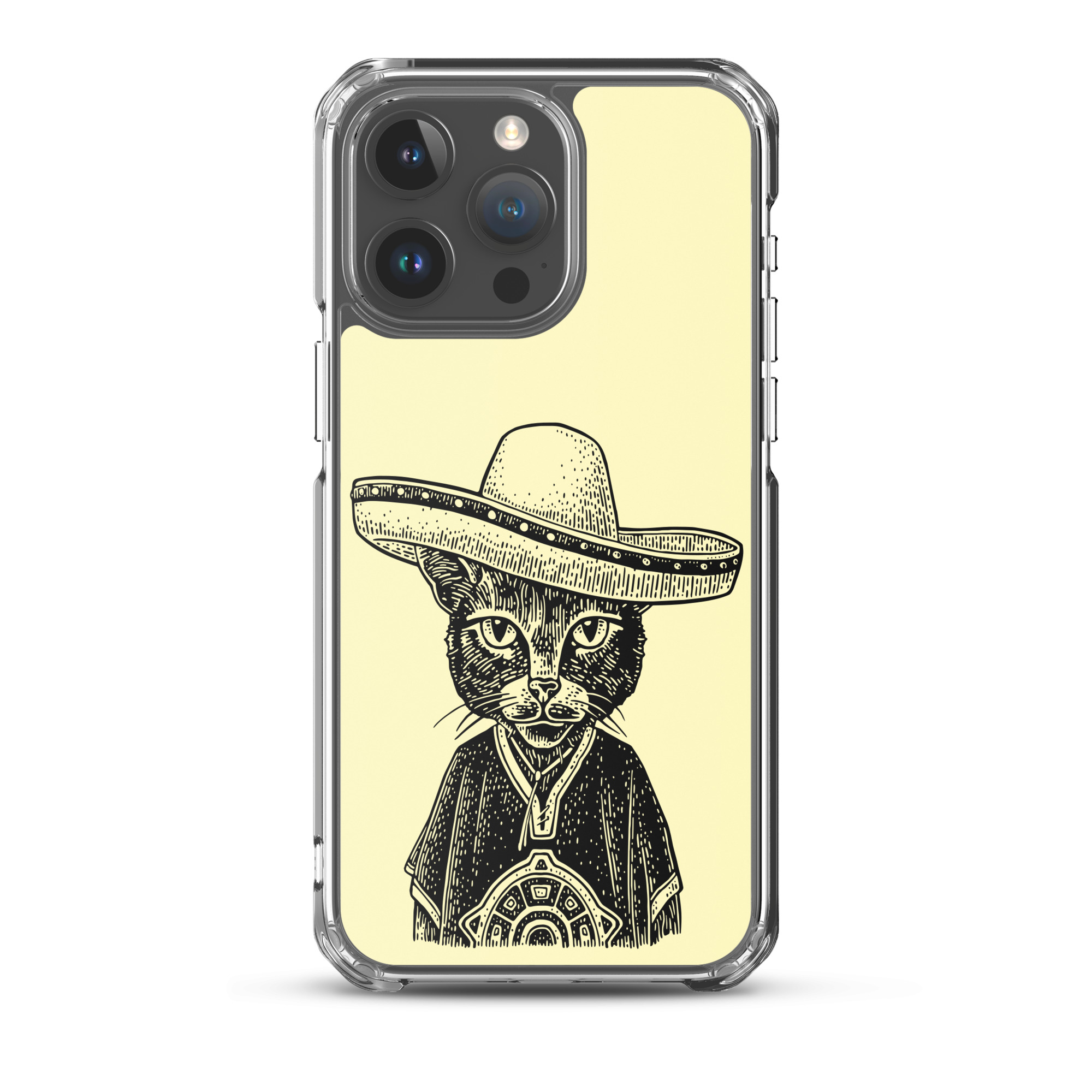 Cat in a Hat - Clear iPhone Case - Image 7
