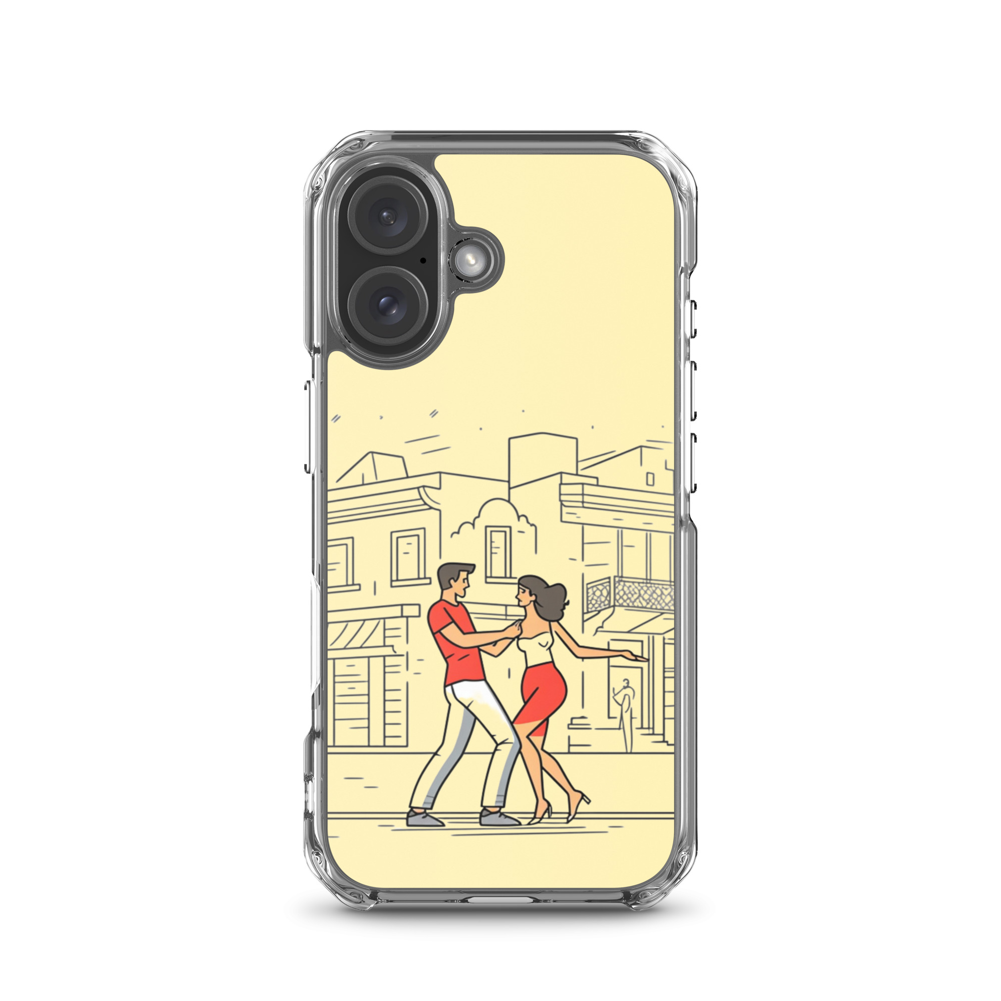 Couple Dancing Bachata - Clear iPhone Case - Image 13