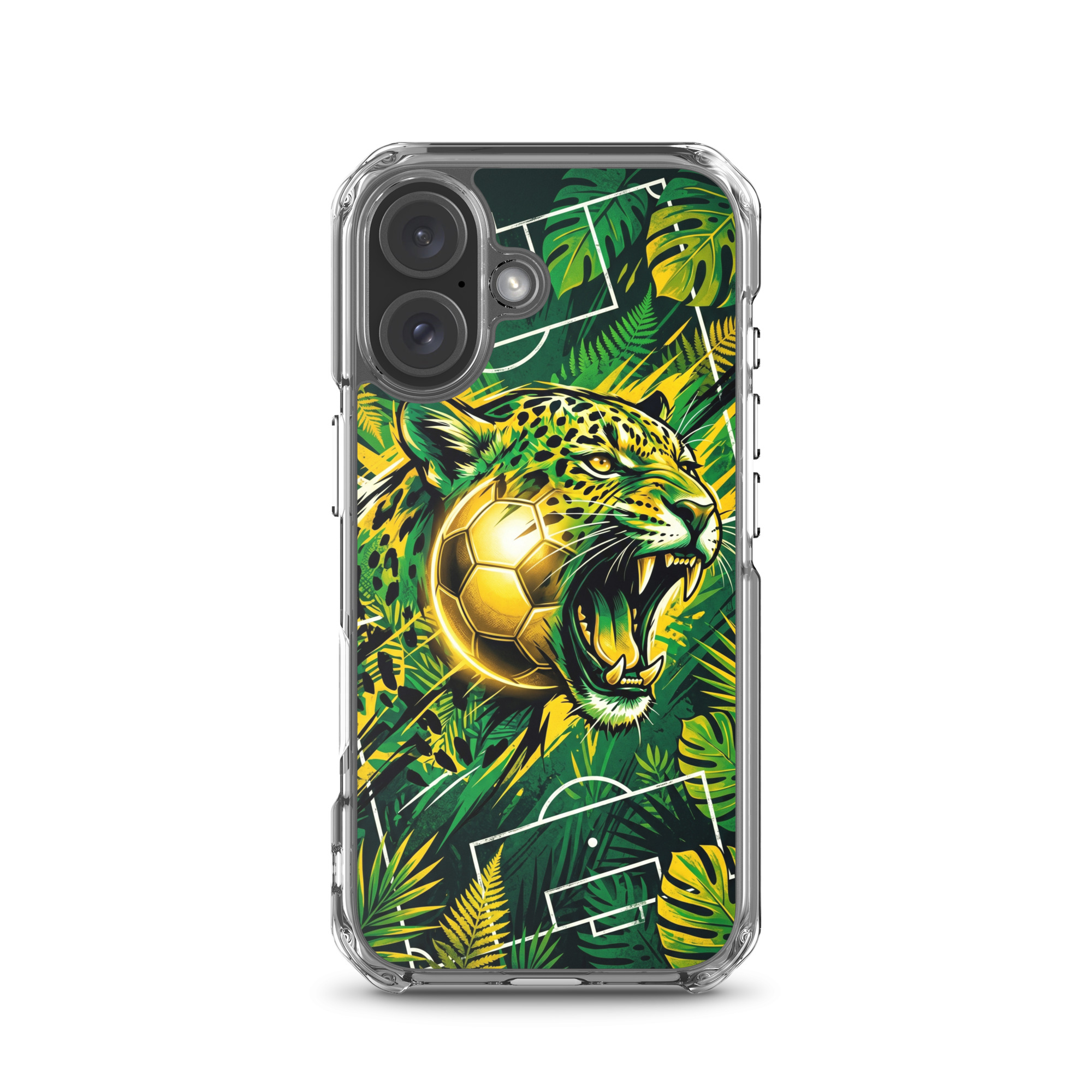 Brazil - Tiger and Ball - Clear iPhone Case - Image 13