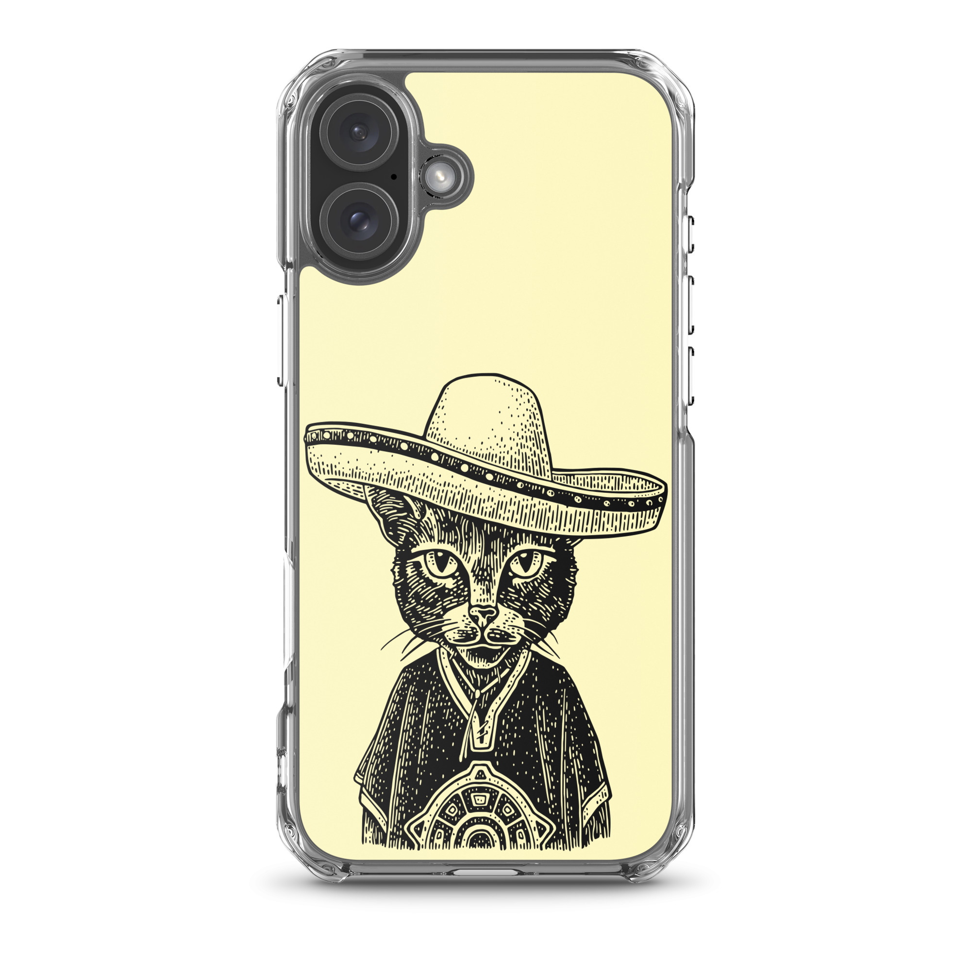 Cat in a Hat - Clear iPhone Case - Image 10