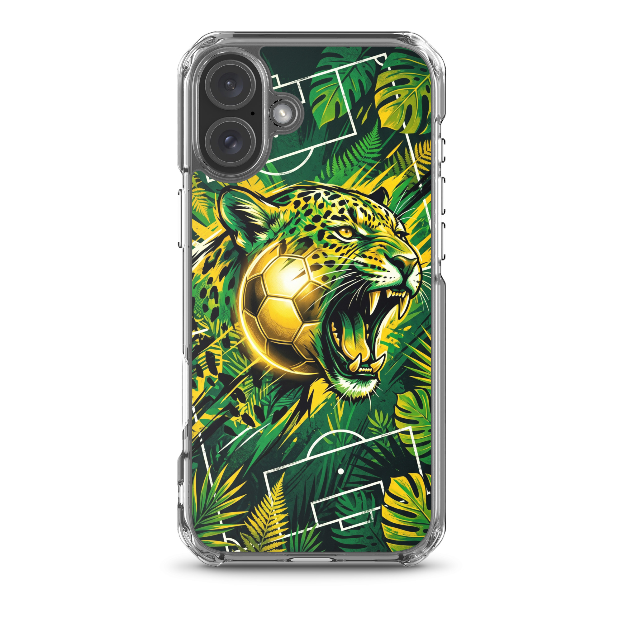 Brazil - Tiger and Ball - Clear iPhone Case - Image 10