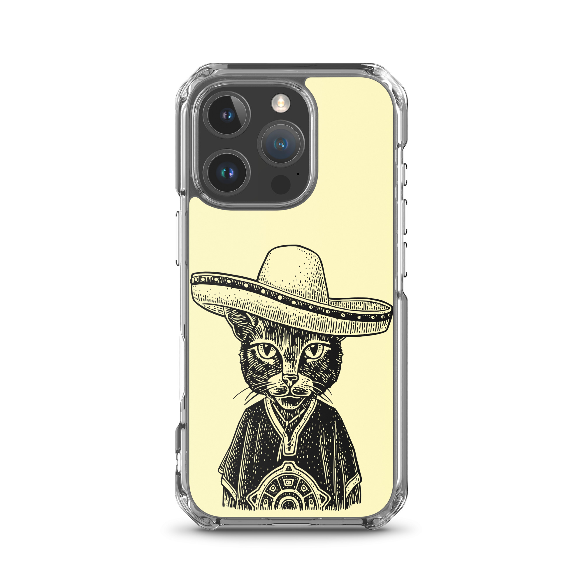 Cat in a Hat - Clear iPhone Case - Image 12