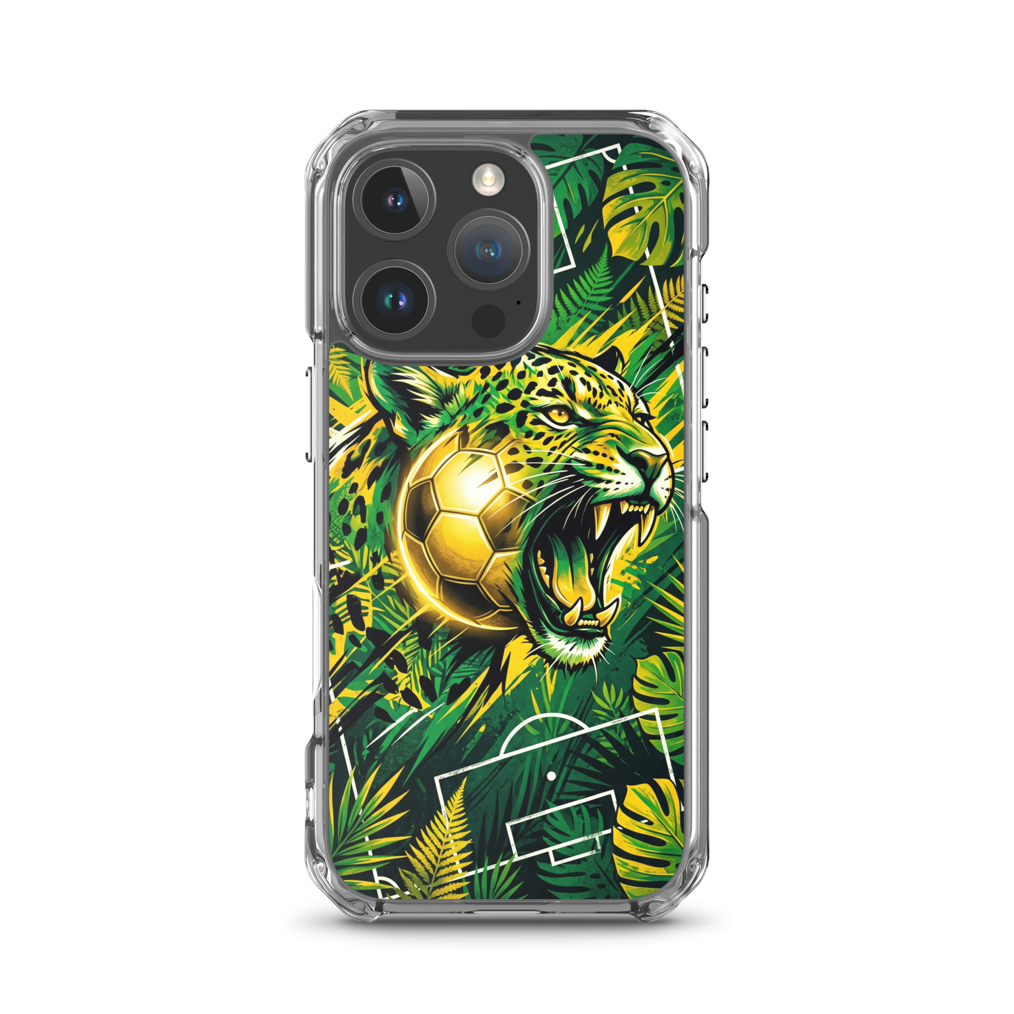 Brazil - Tiger and Ball - Clear iPhone Case - Image 12