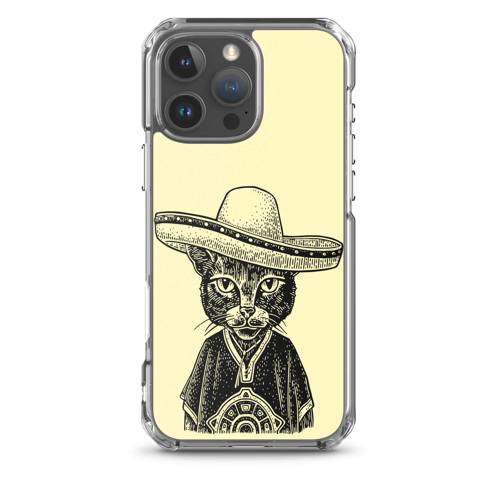 Cat in a Hat - Clear iPhone Case - Image 11