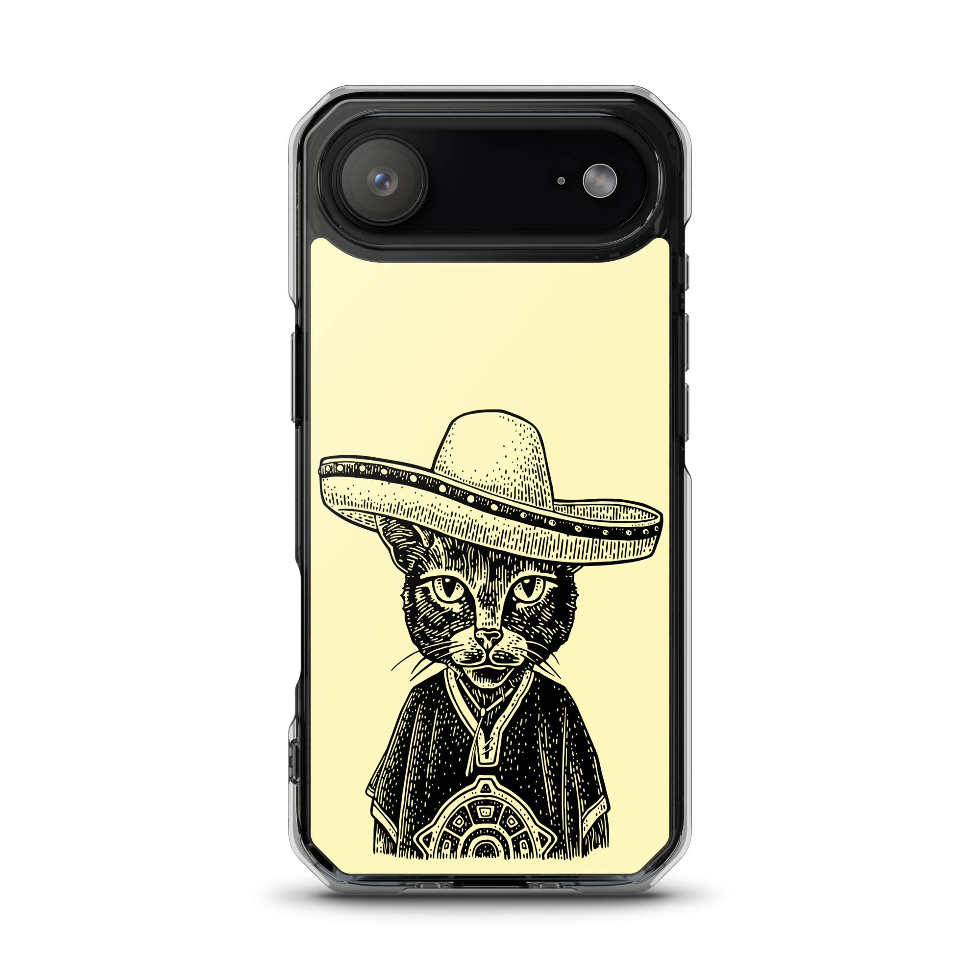 Cat in a Hat - Clear iPhone Case - Image 14