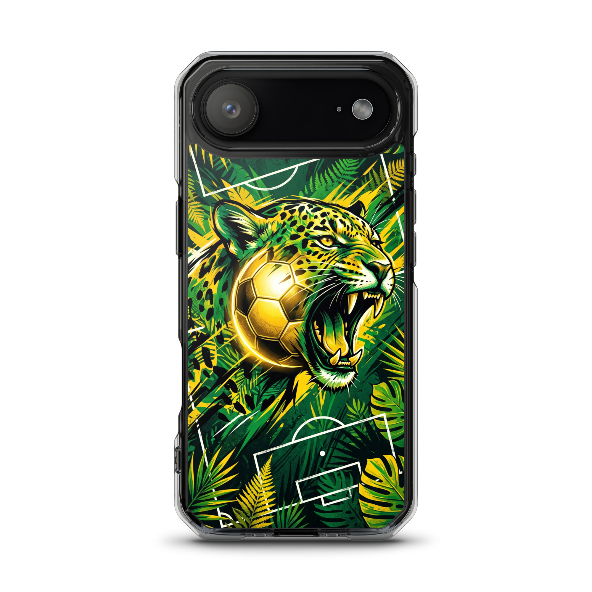 Brazil - Tiger and Ball - Clear iPhone Case - Image 14